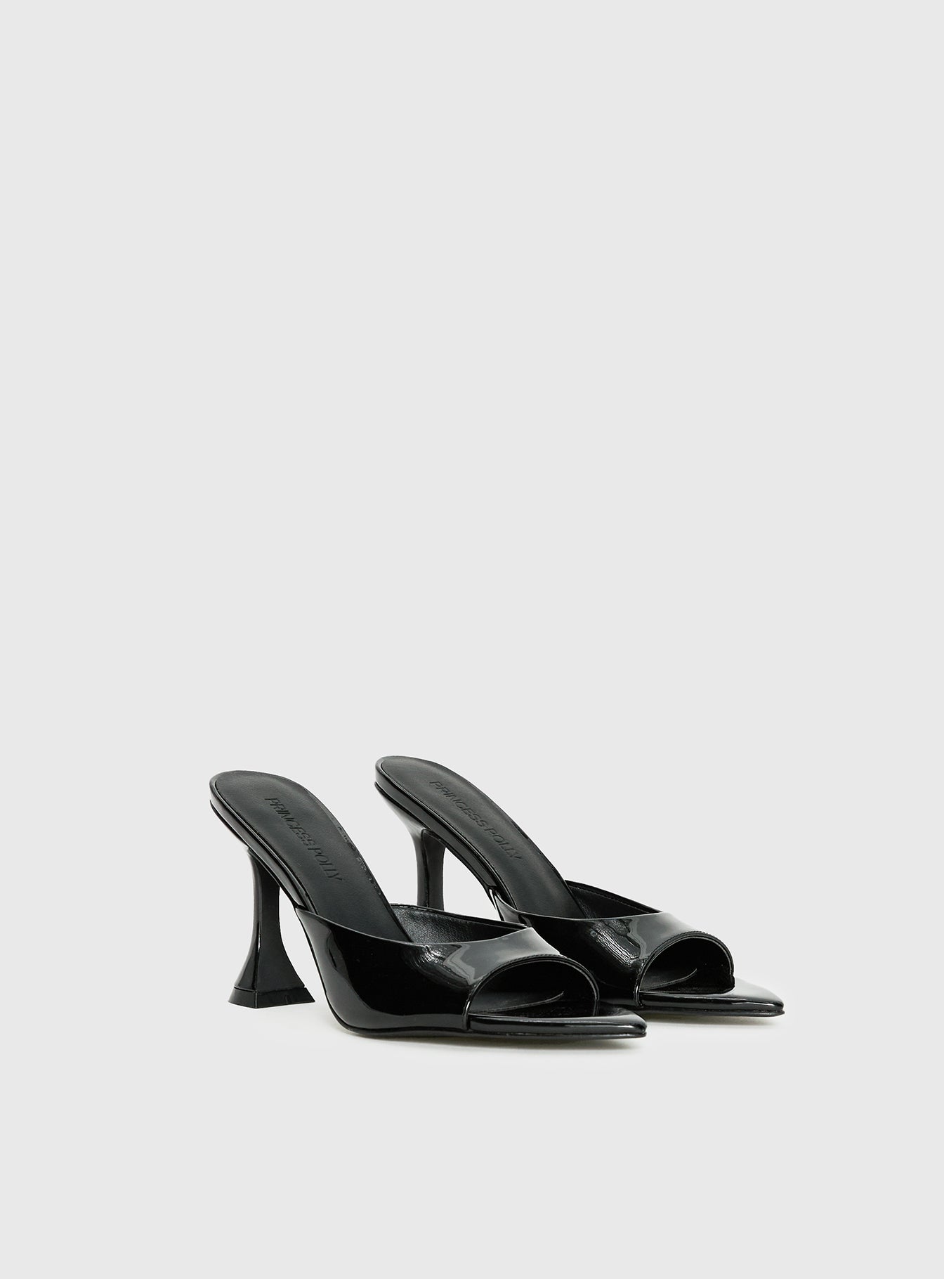 Let Love In Peep Toe Heels Black - Image 3