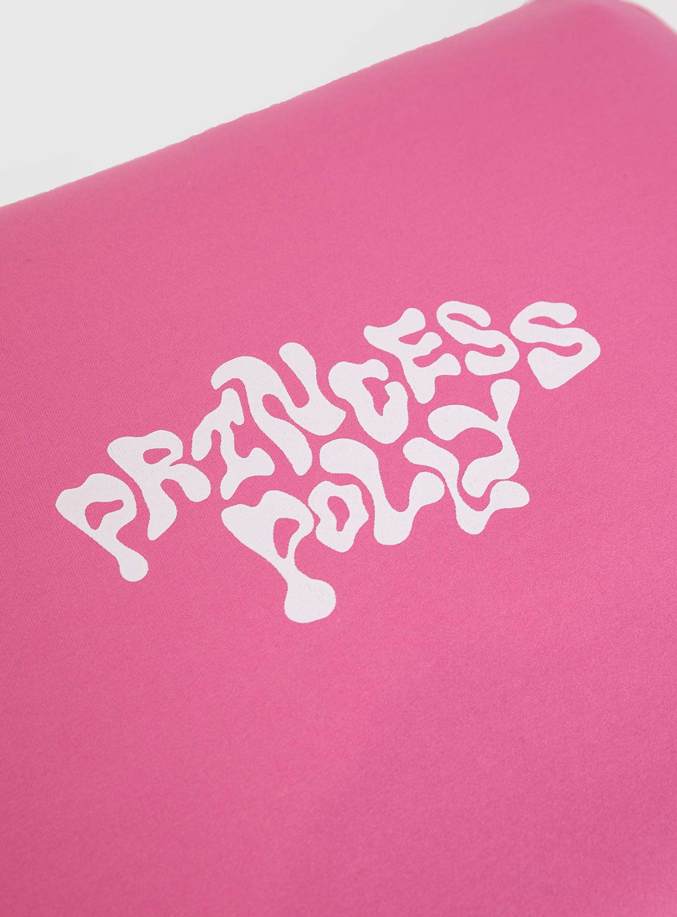Princess Polly Laptop Case Squiggle Text Pink - Image 3