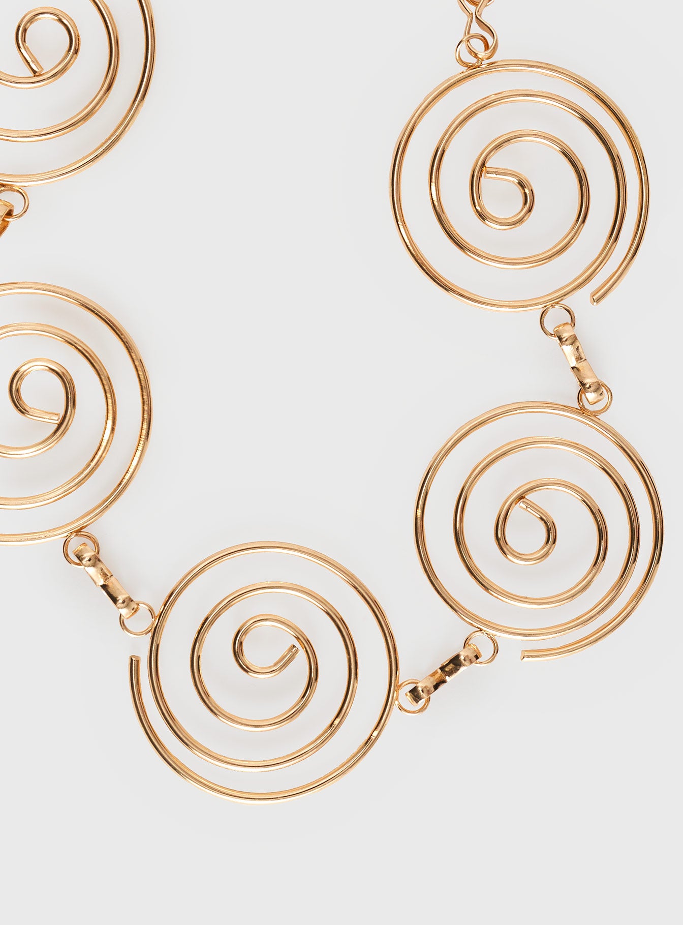 Hoston Spiral Chain Belt Gold - Image 3