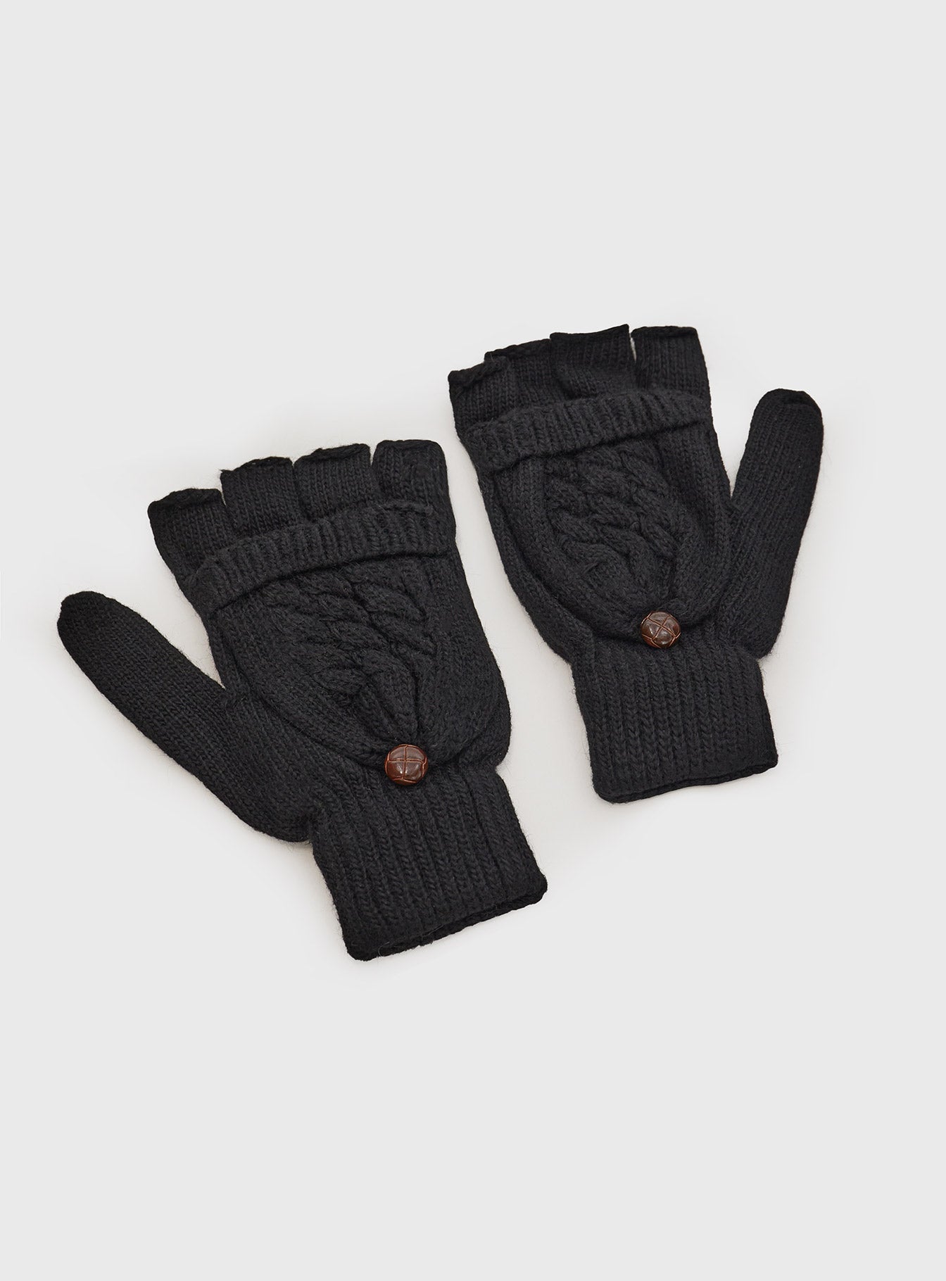 Crimsen Fingerless Gloves Black - Image 3