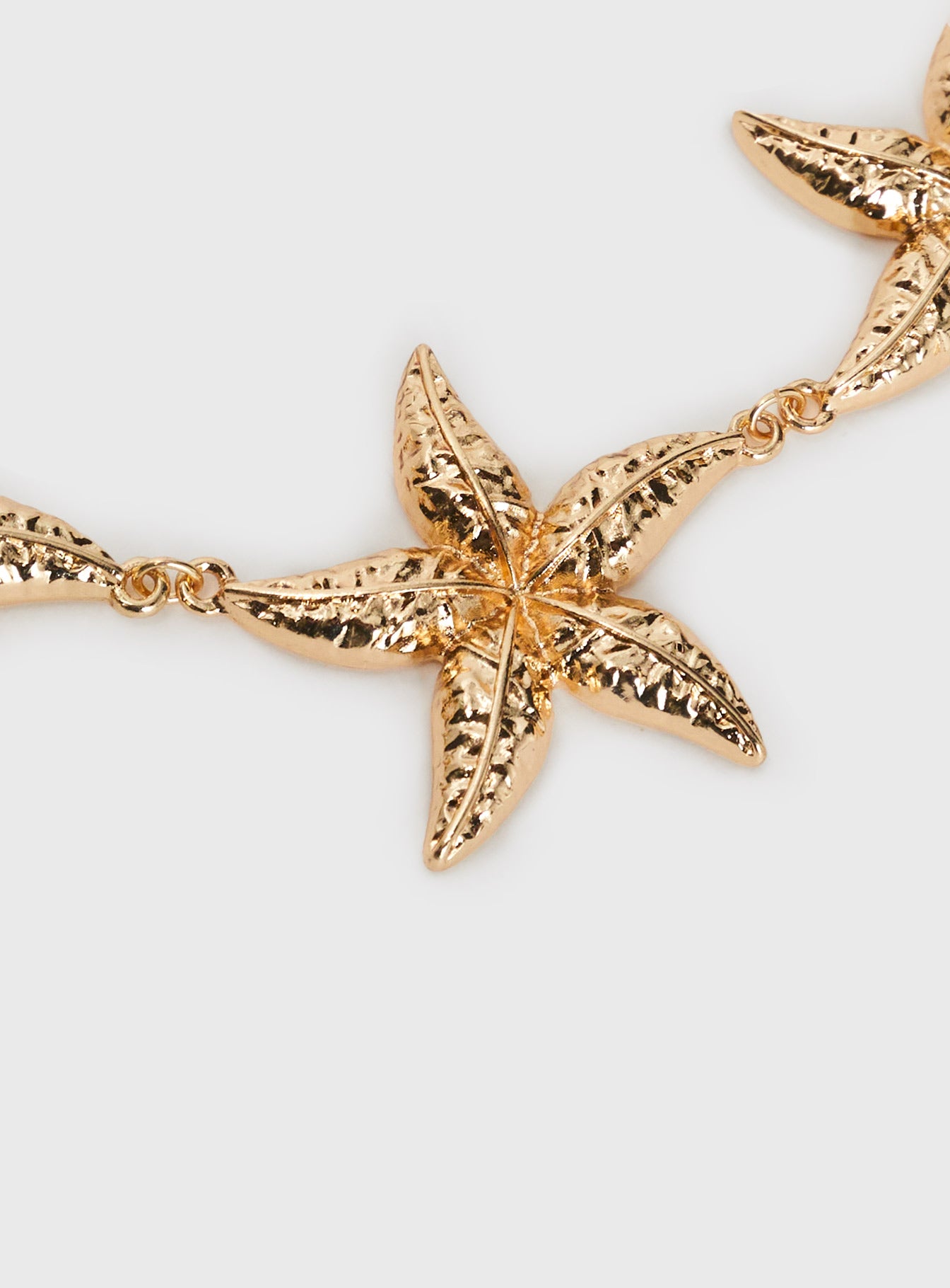 Starfish Necklace Gold - Image 3
