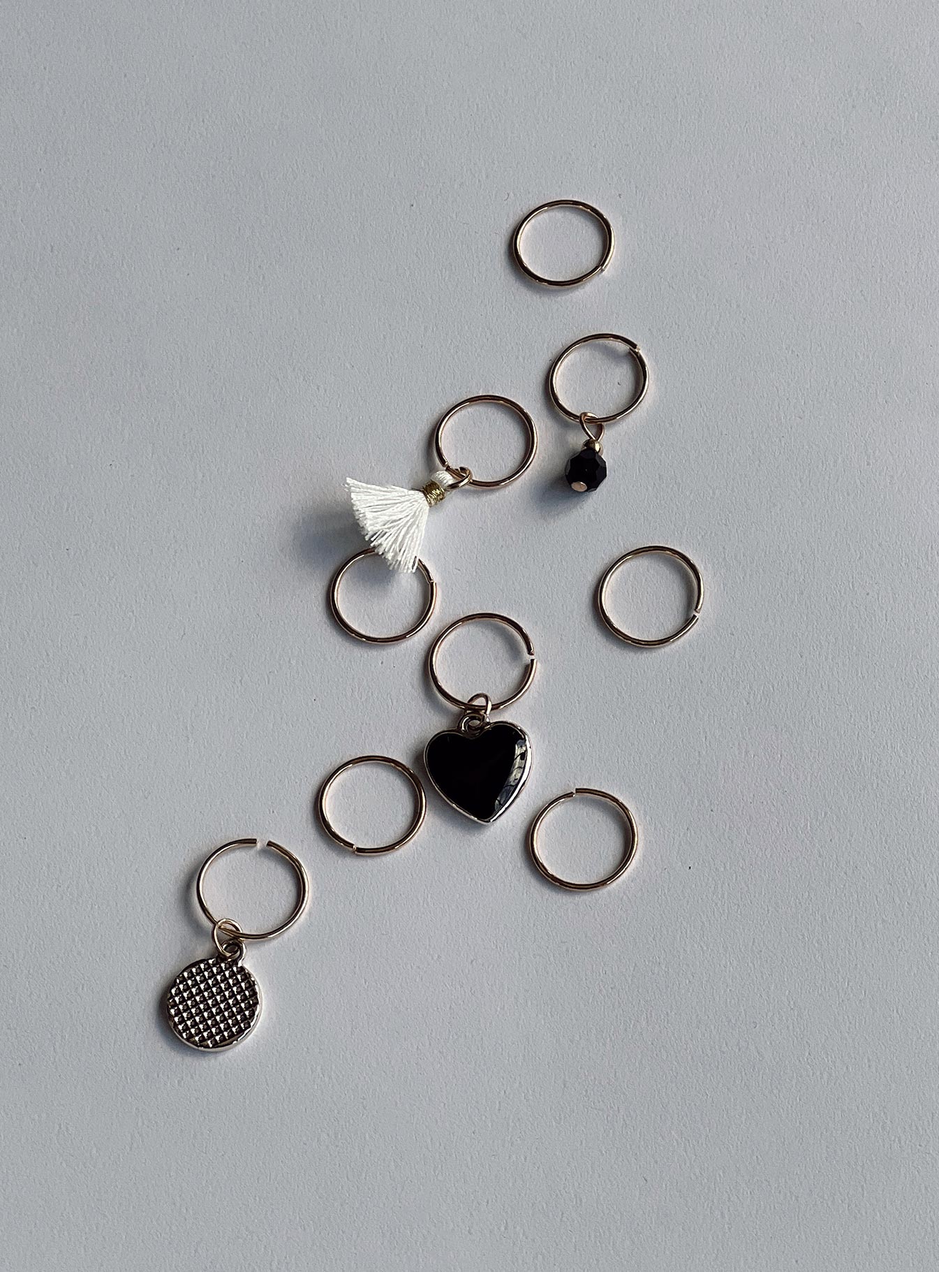 Rumer Hair Rings Gold - Image 2