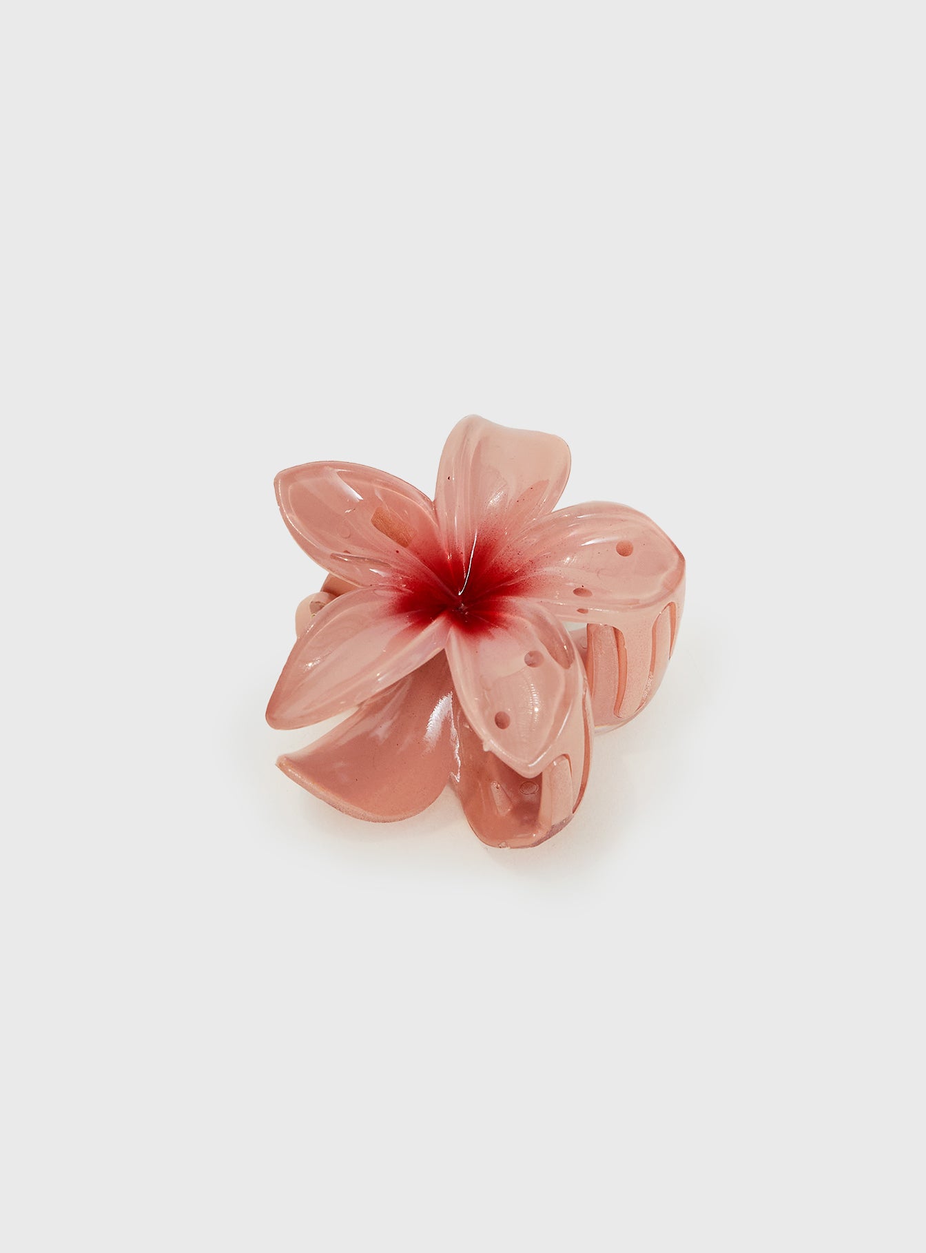 Frangipani Hair Clip Pink - Image 2