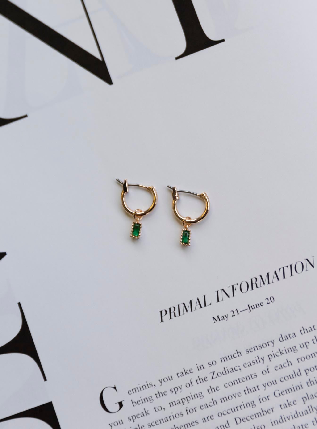 She's Confident Earrings Green - Image 2