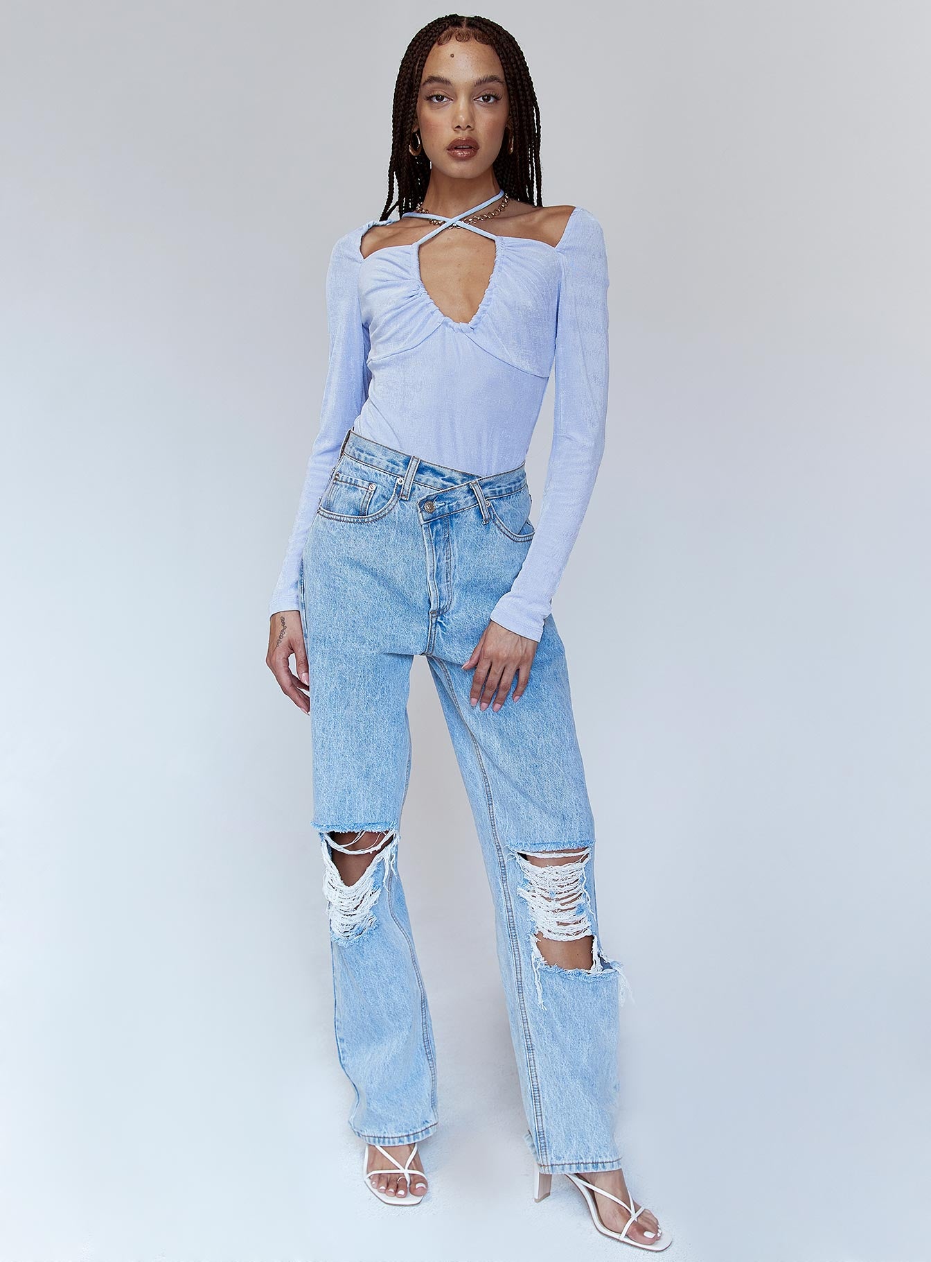 Claire Bodysuit Blue - Image 2