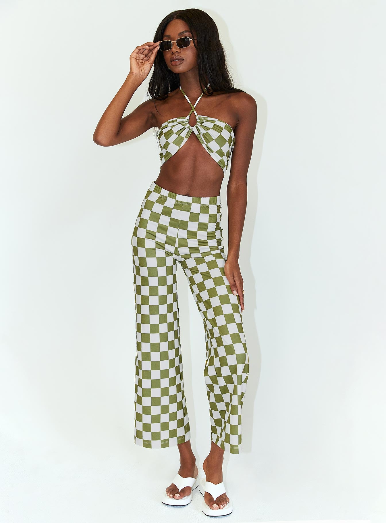 Latiana Set Green Checkerboard - Image 4