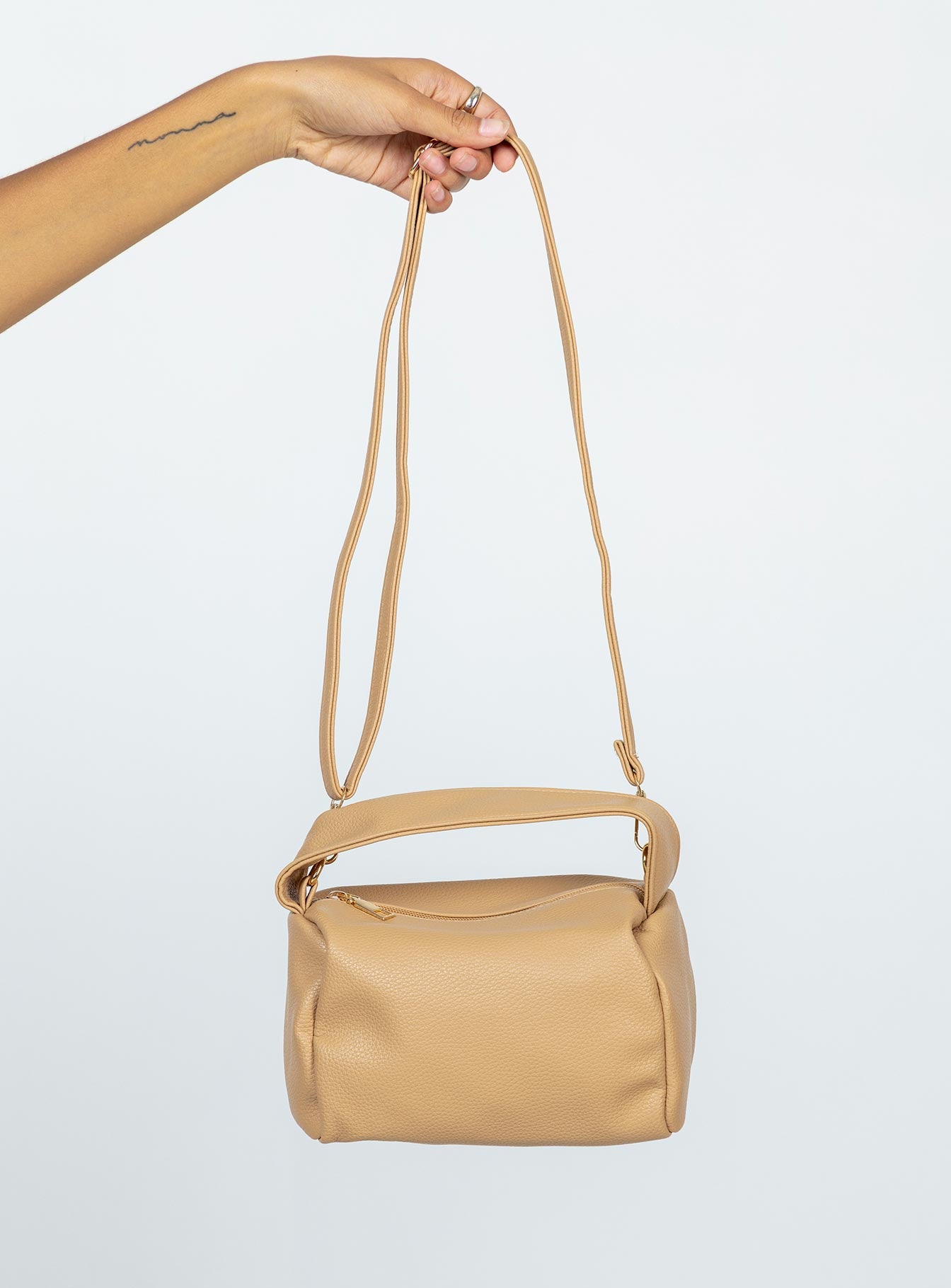 Knox Top Handle Bag Beige - Image 2