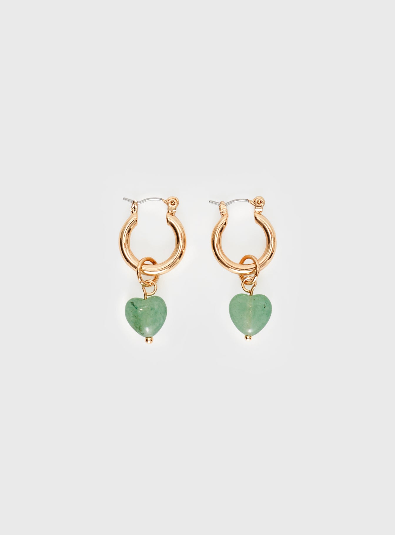 Breaking Hearts Earrings Green - Image 4