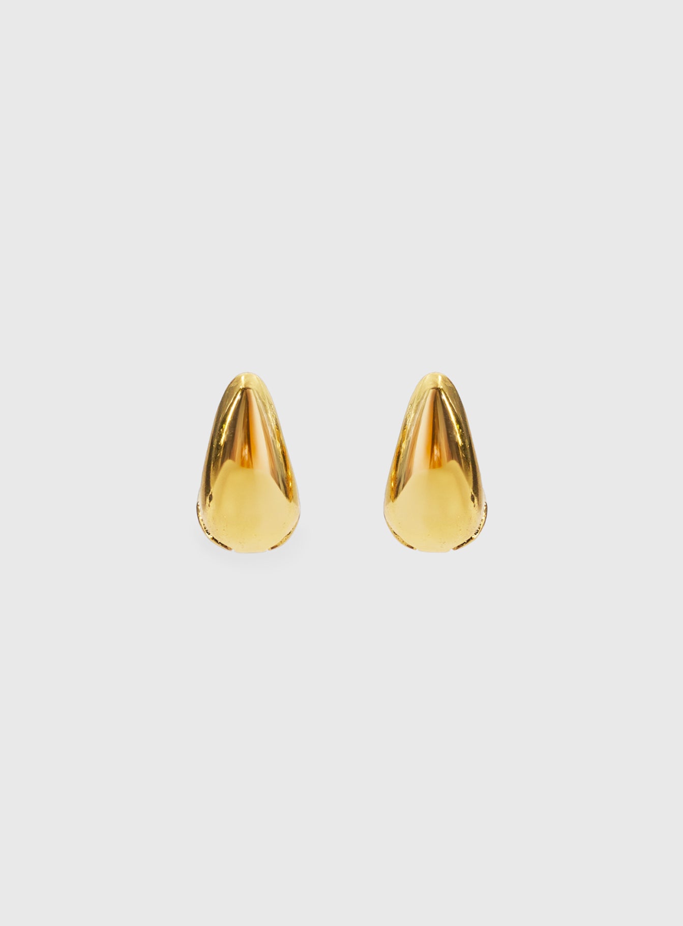 Dahna Diamante Detail Earrings Gold - Image 3