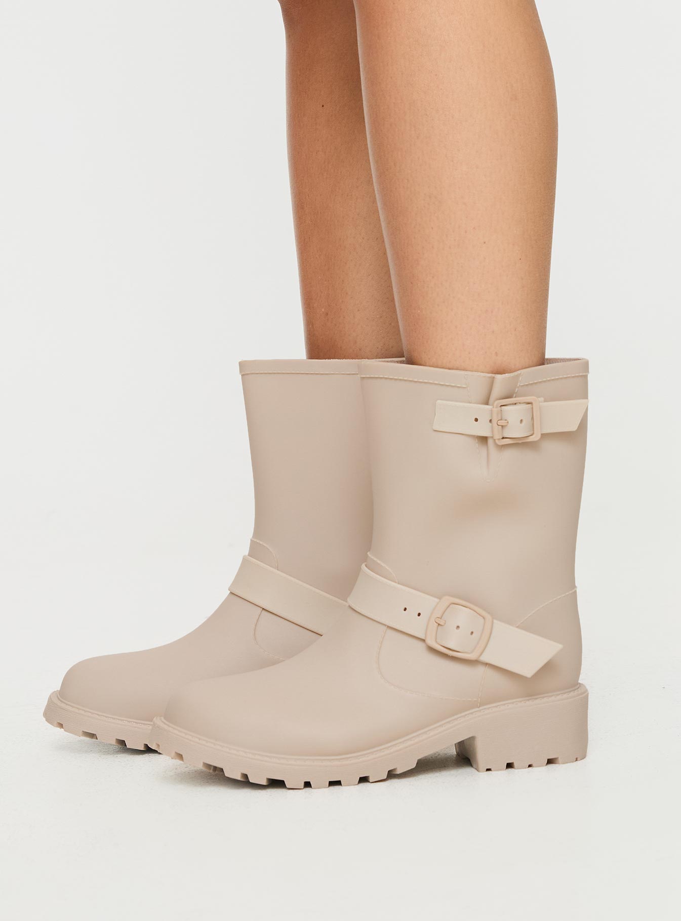 Senorita Rubber Boots Cream - Image 3