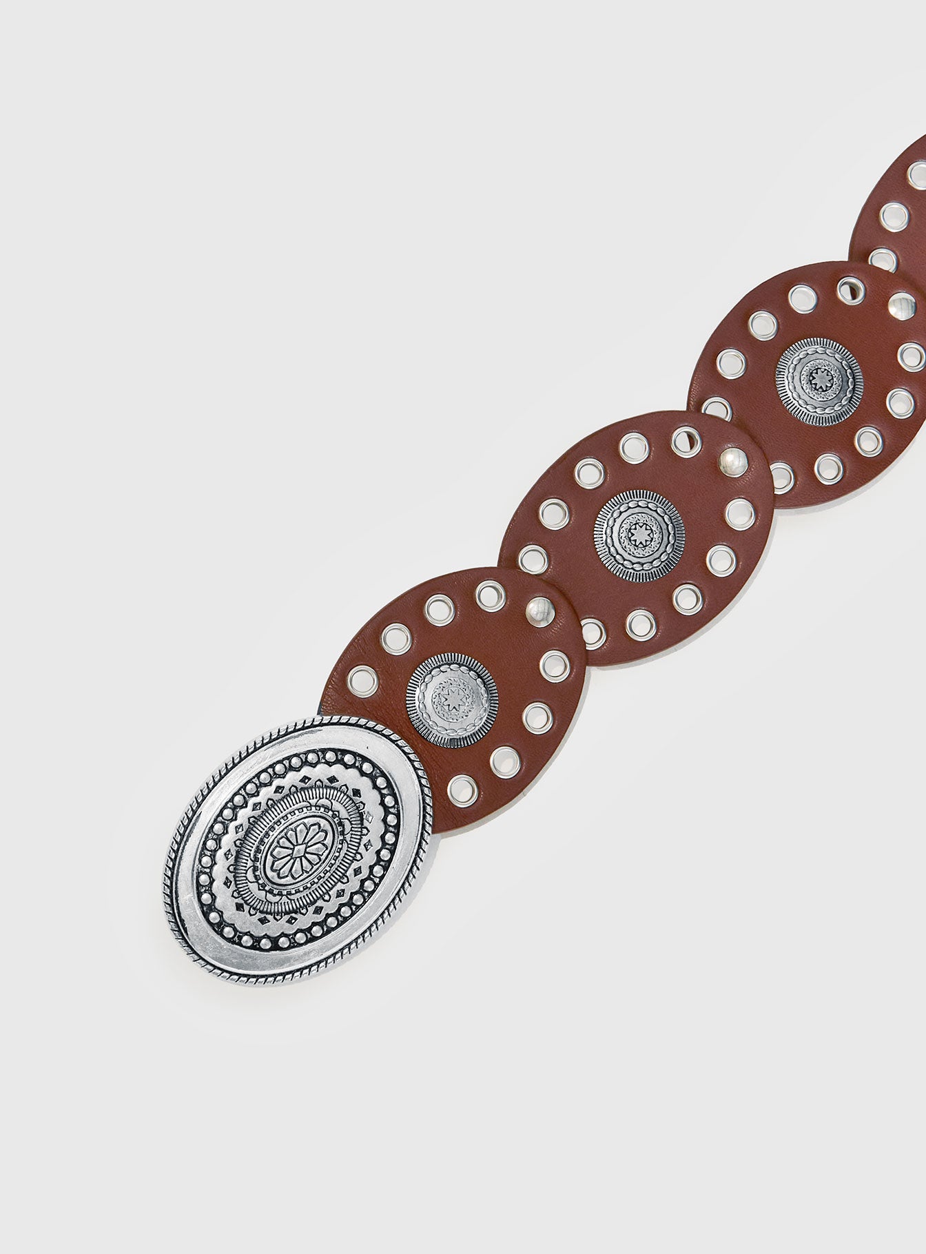 Sacrifices Belt Brown / Silver - Image 3