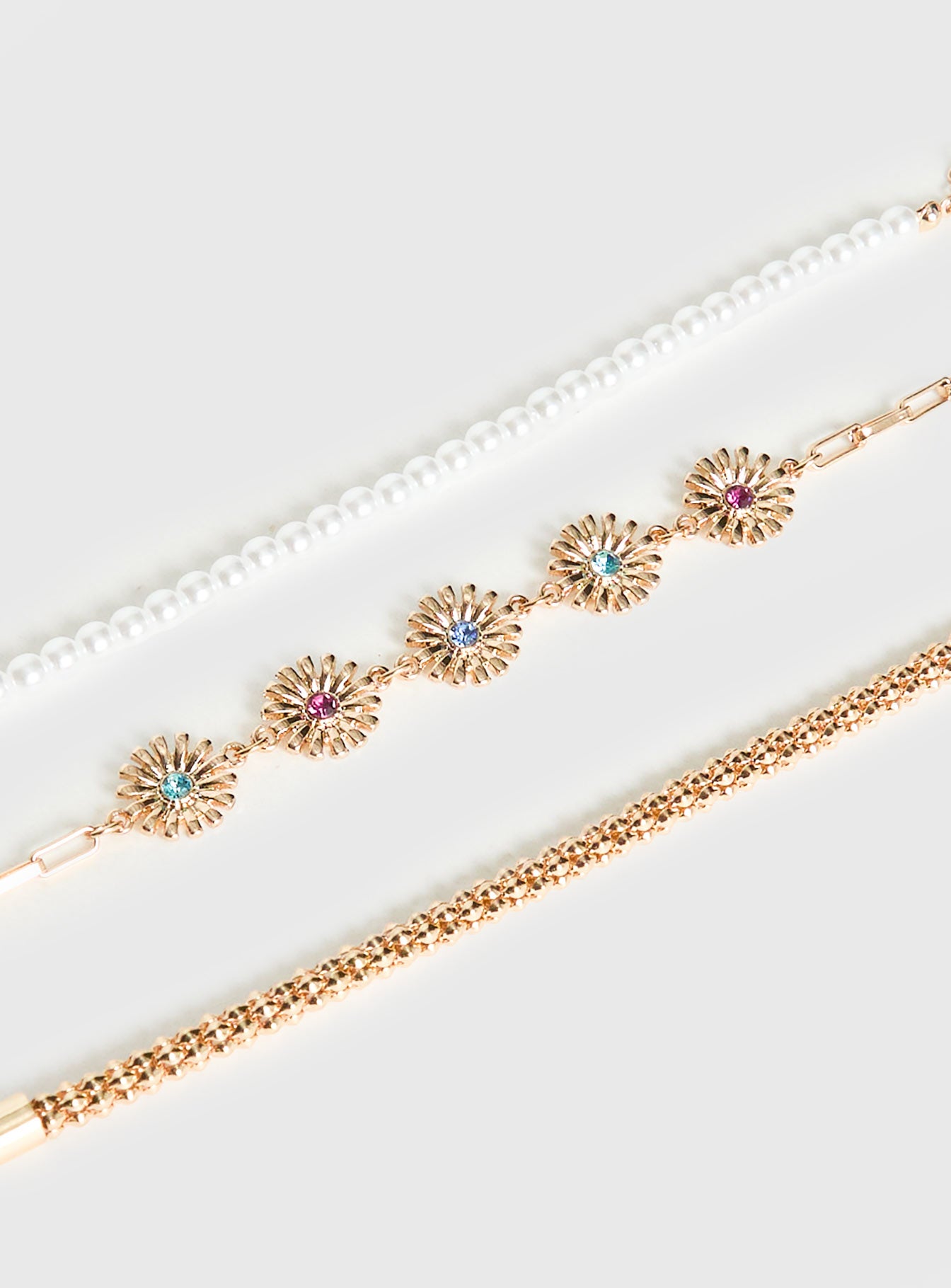 Del Rio Layered Bracelet Gold - Image 3