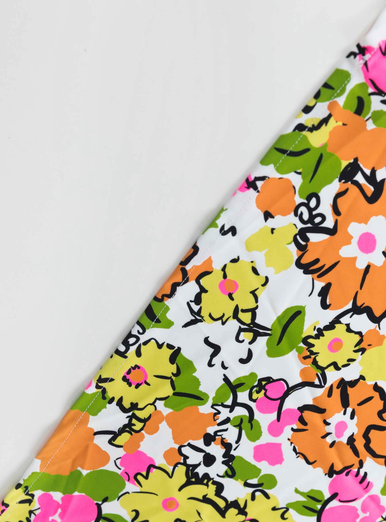 Avani Hair Scarf Orange Multi Floral - Image 2