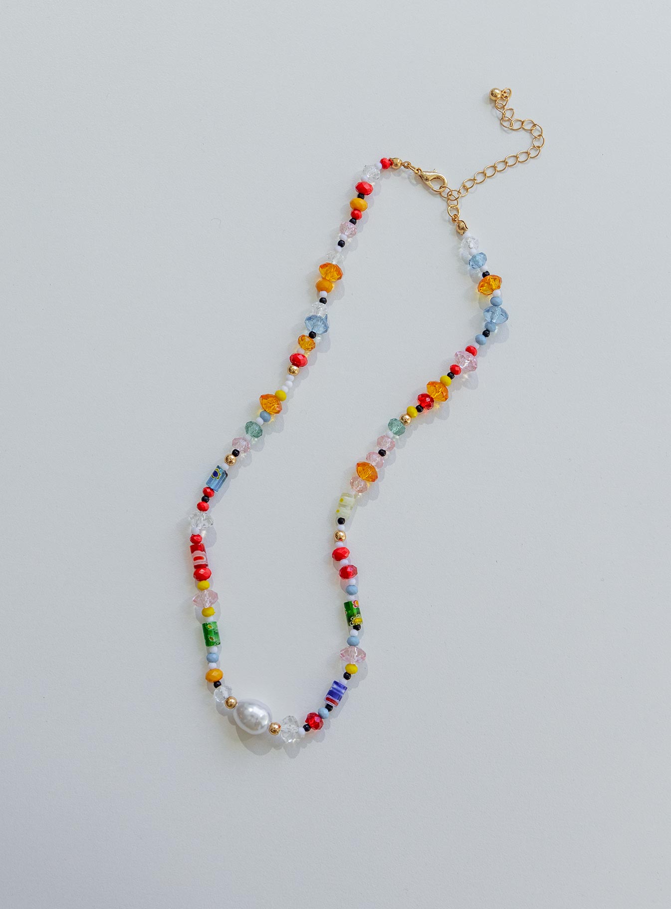 Totem Beaded Necklace Multi - Image 2