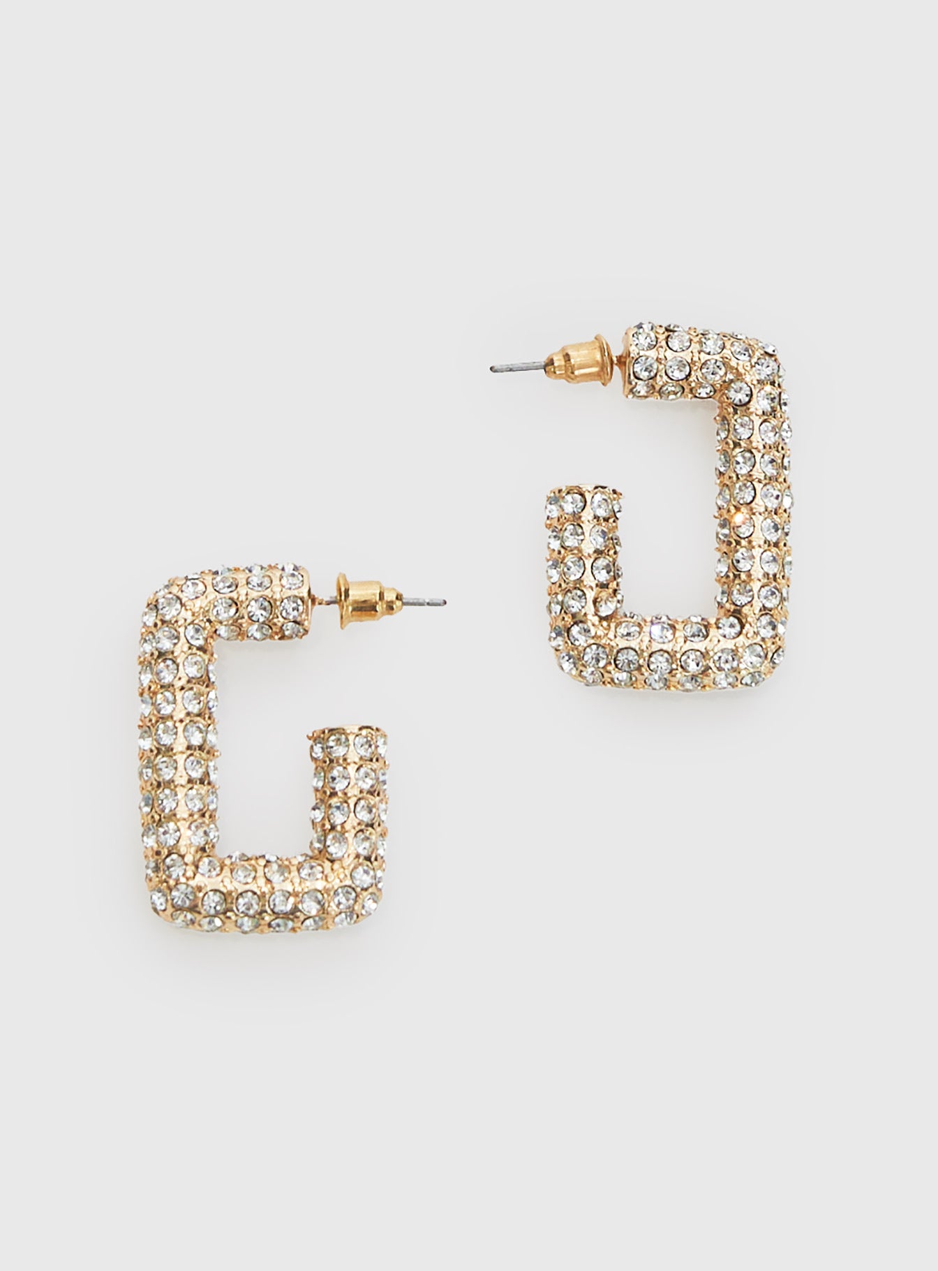 Diamonds Dancing Earrings Gold - Image 3