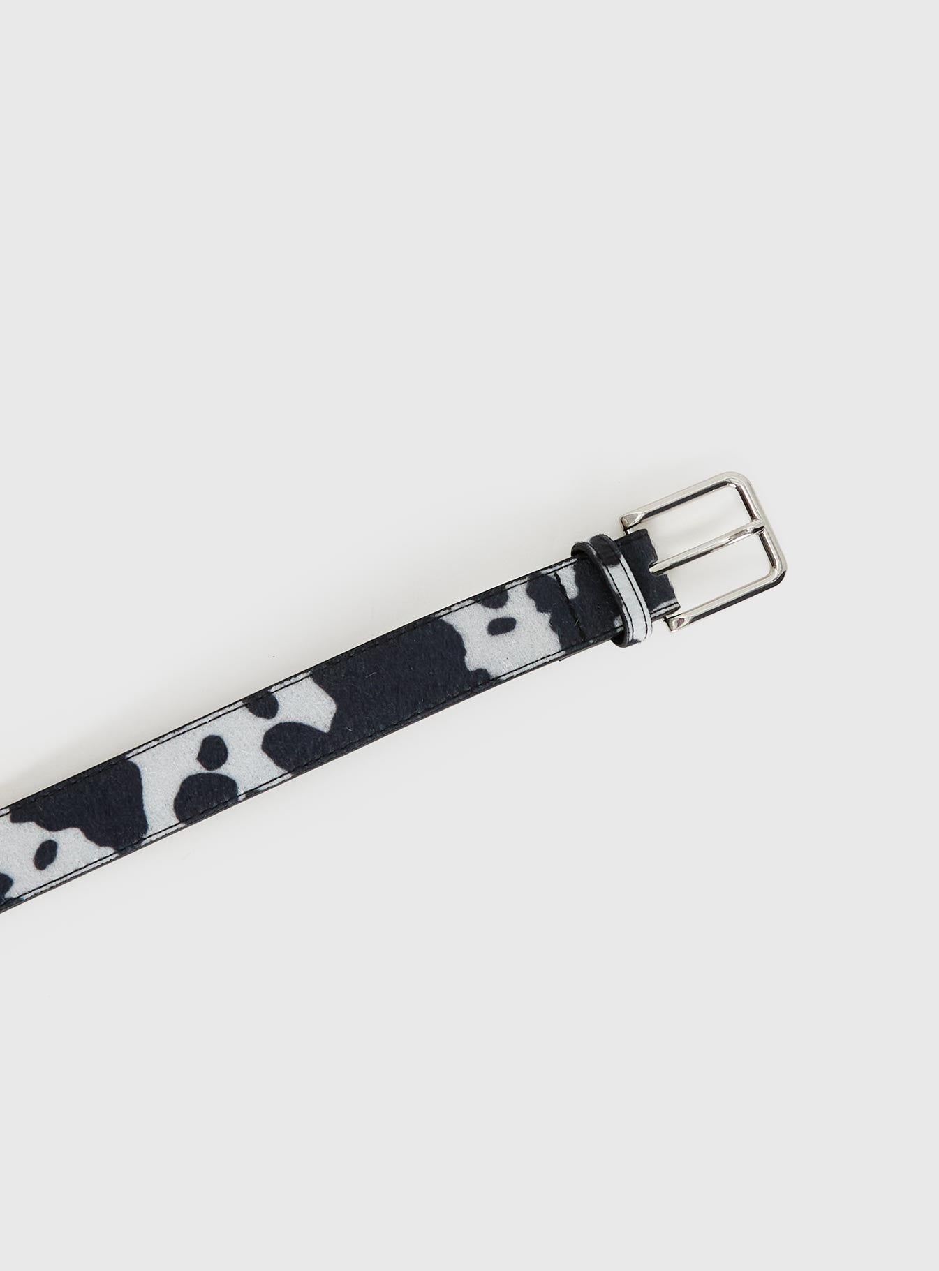 Double Back Faux Suede Belt Cow - Image 3