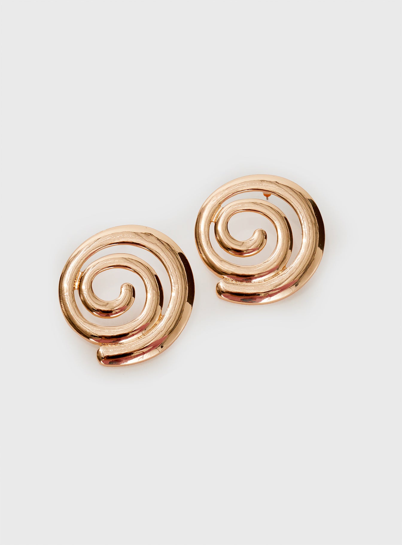 Sebina Swirl Earrings Gold - Image 3