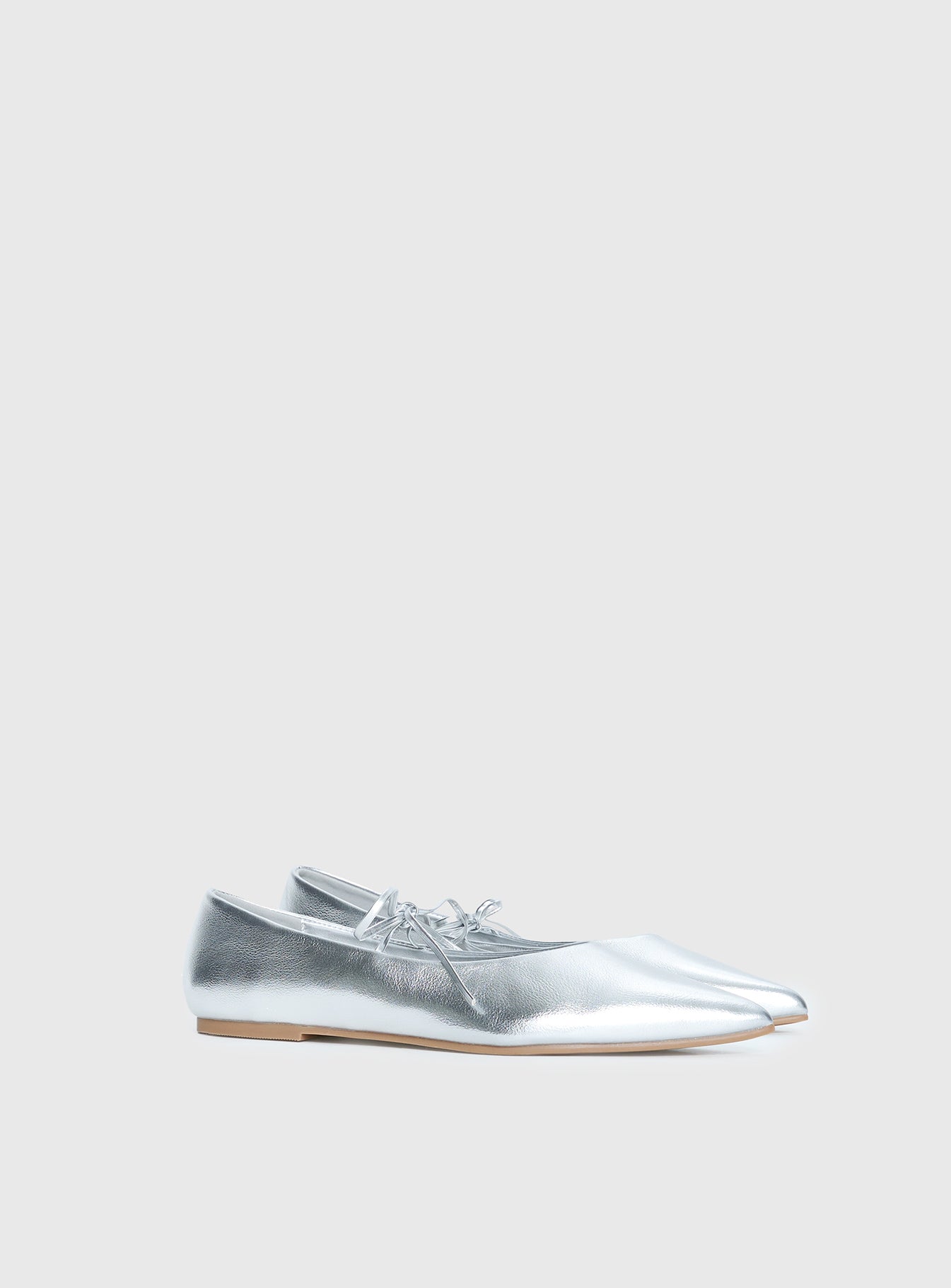 Billini Haruna Ballet Flats Silver Metallic - Image 3