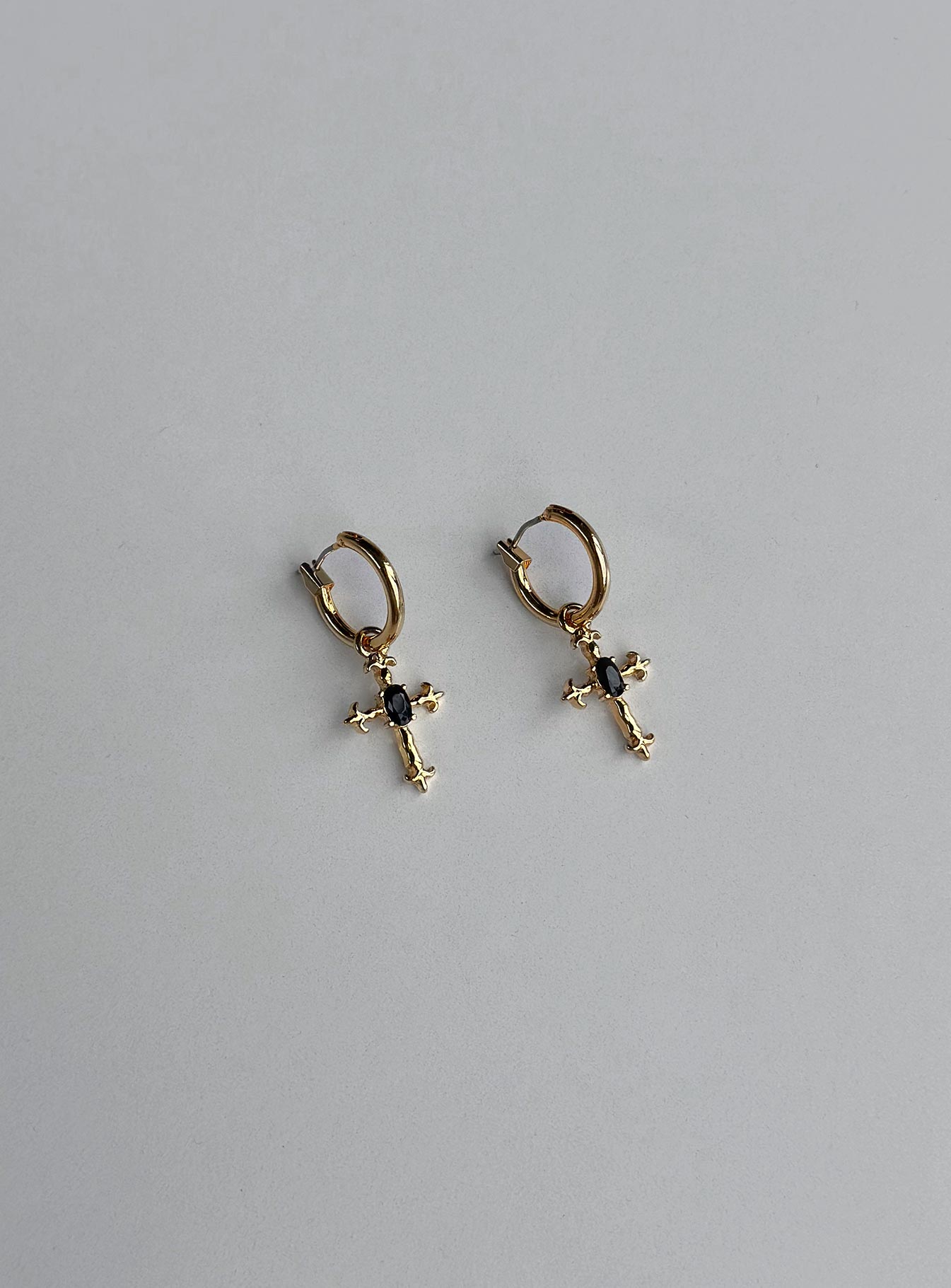 Focus On Yourself Gold Plated Earrings - Image 2