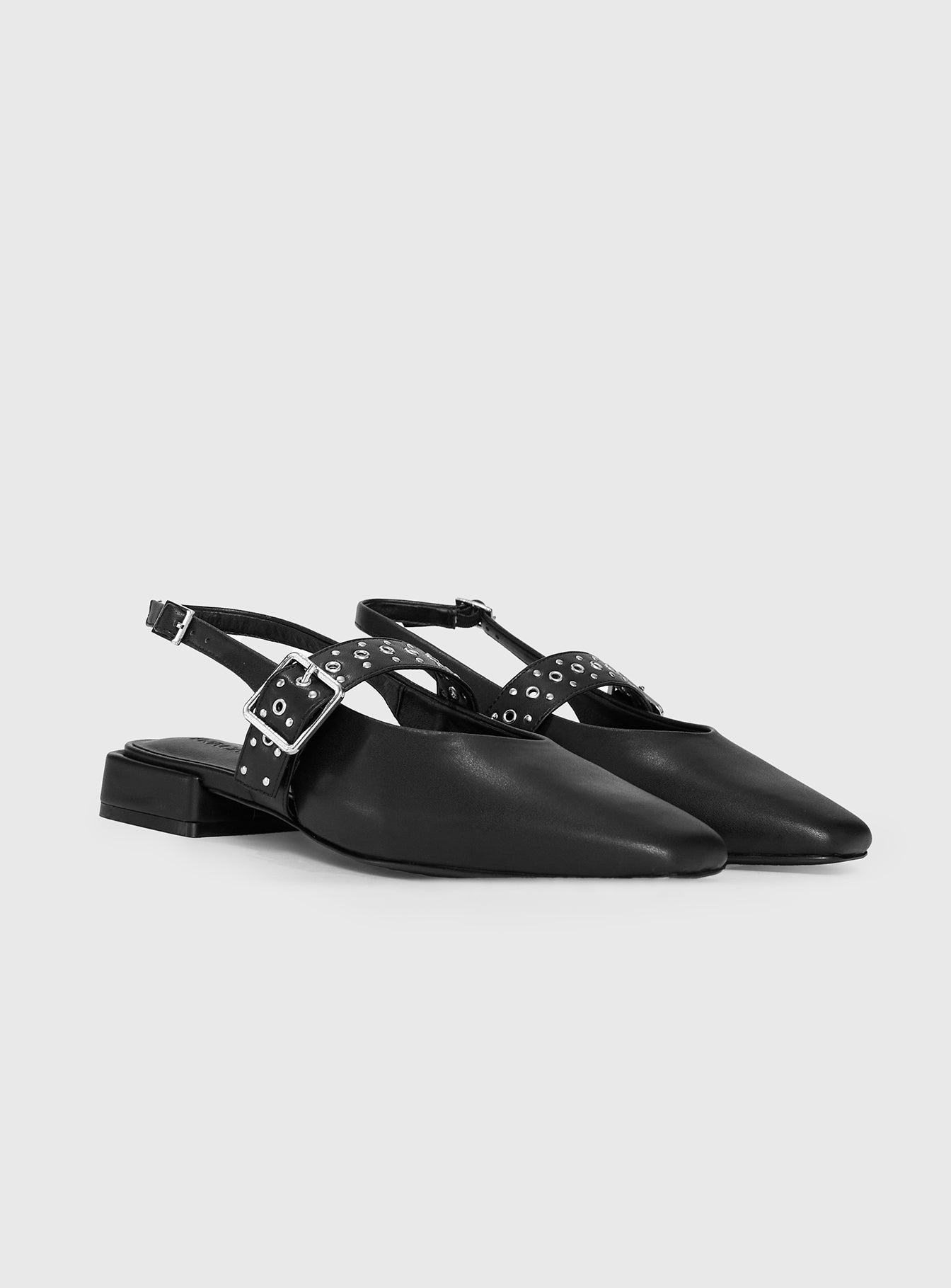 Aurelia Flats Black - Image 3
