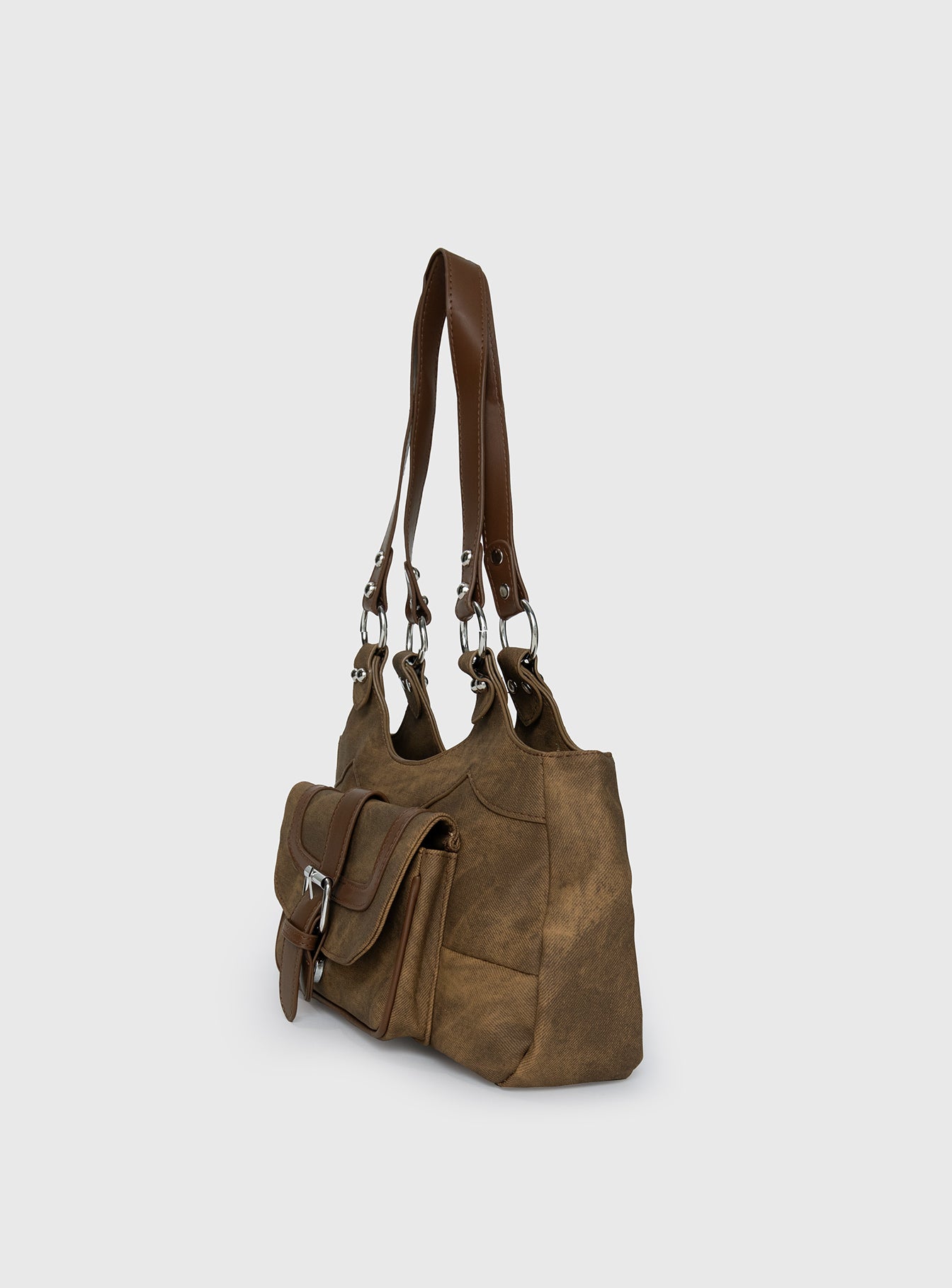 Airlea Shoulder Bag Brown - Image 3