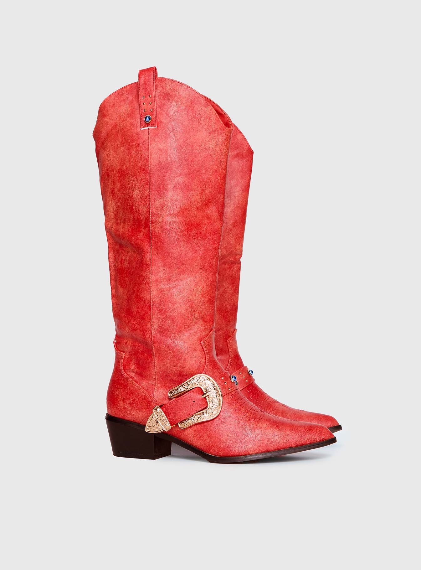 Rhode Cowboy Boots Red - Image 3