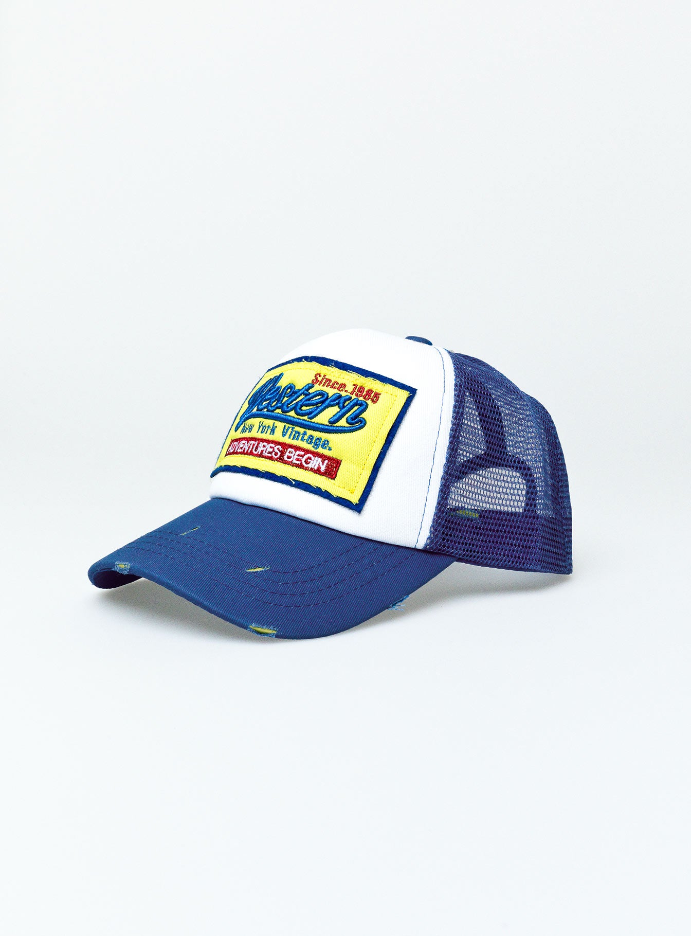Adventures Trucker Hat Blue - Image 3