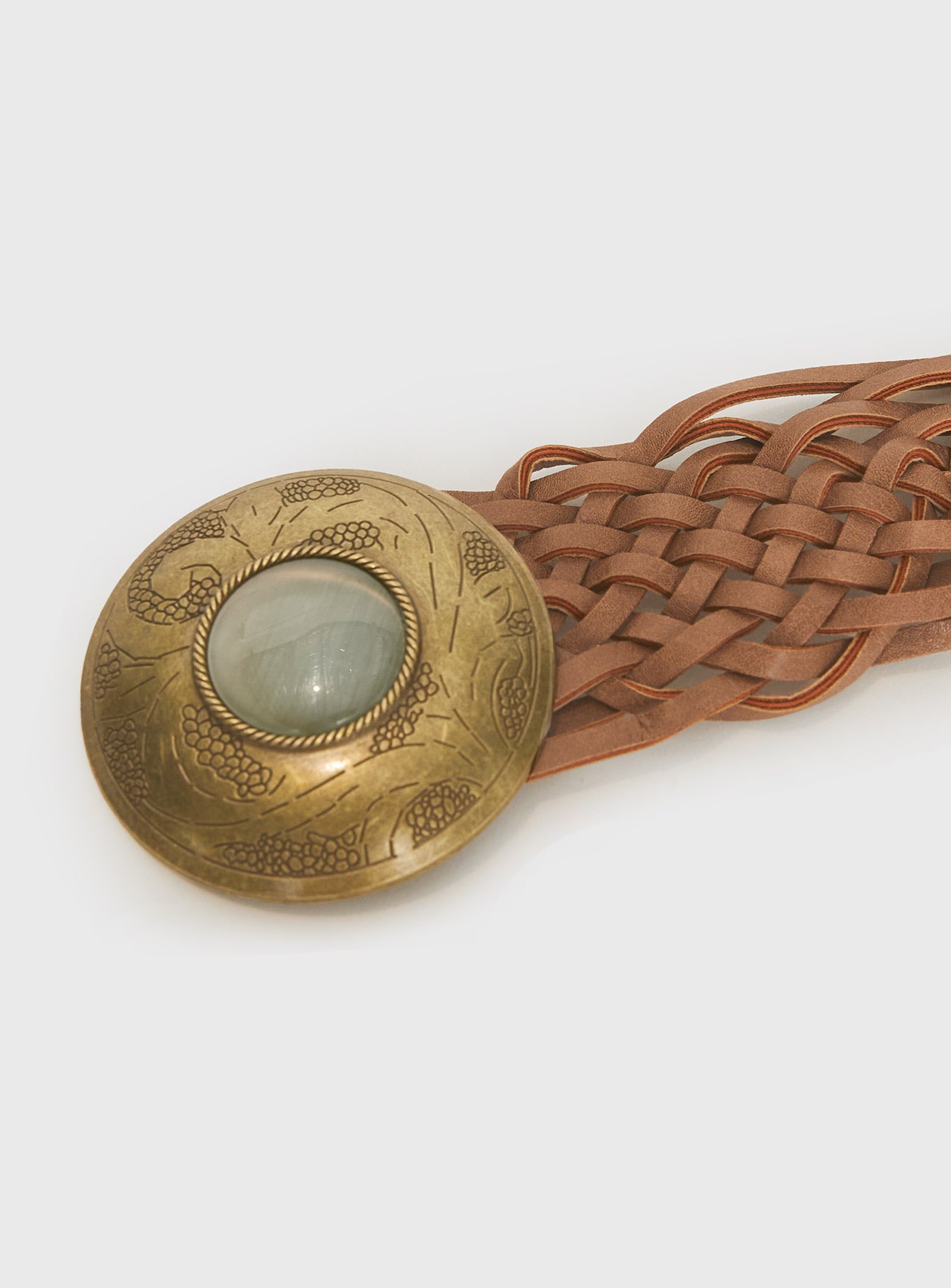 Jorge Woven Belt Brown - Image 3