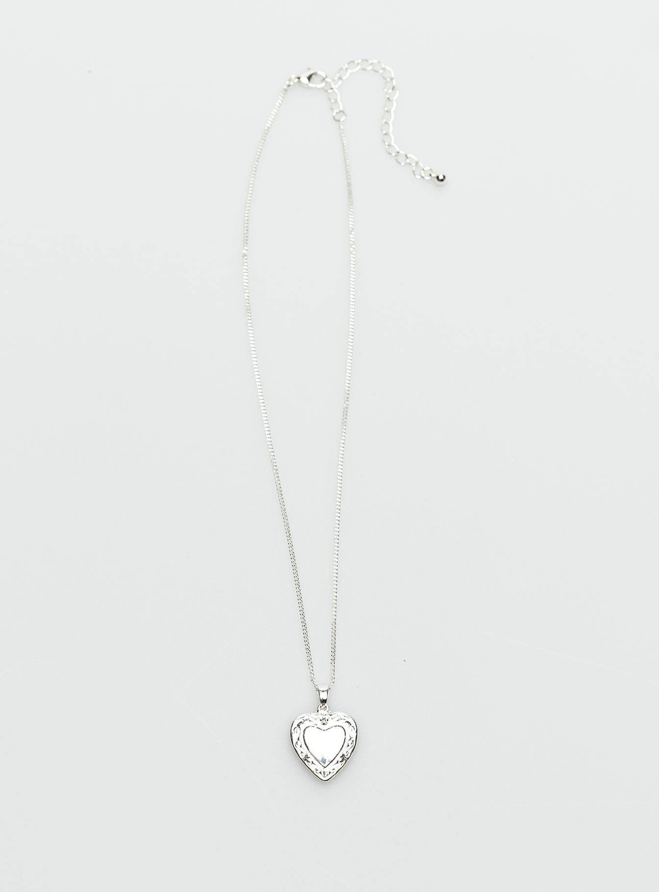 Lock It Up Necklace Silver - Image 2