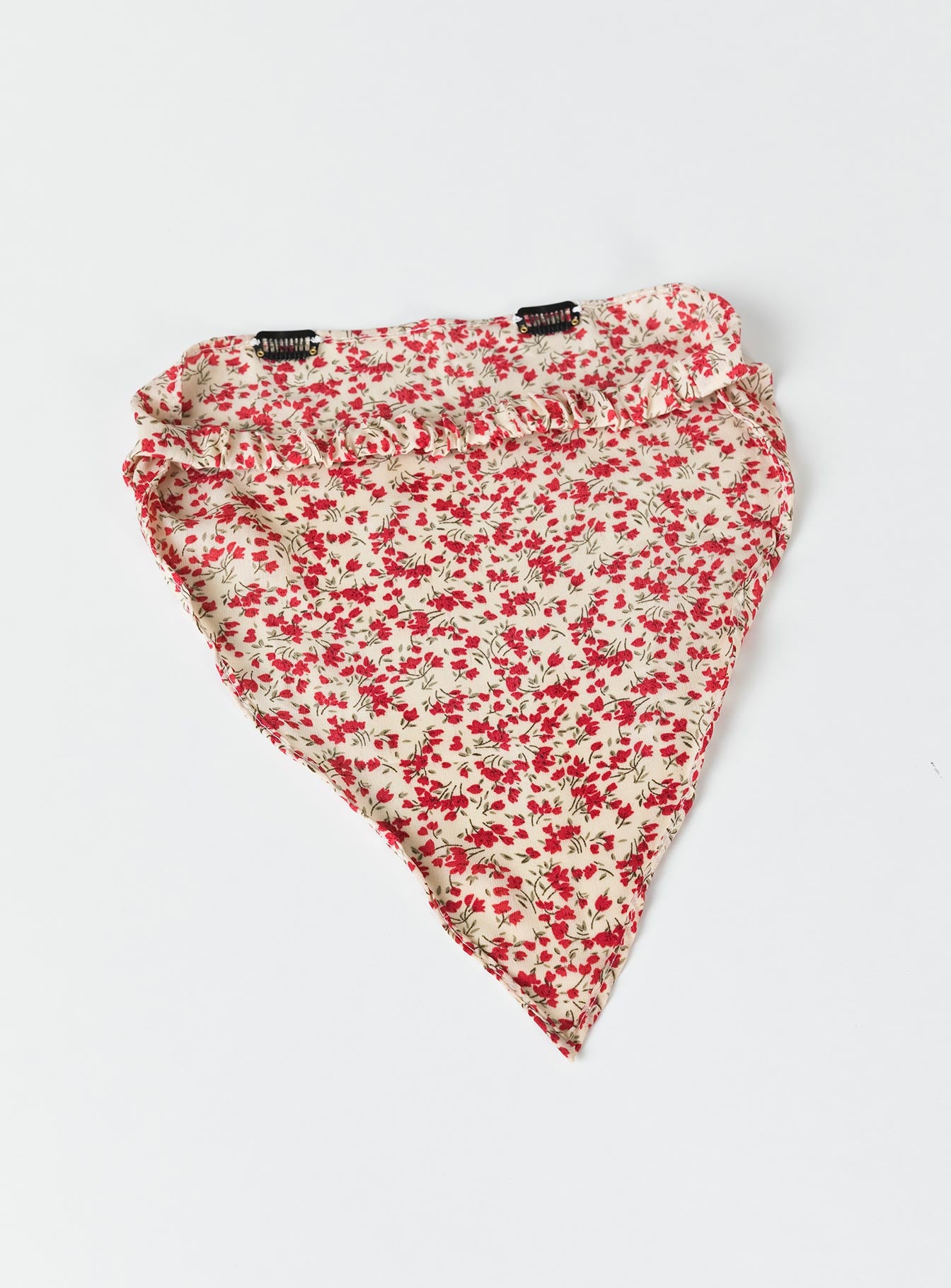 Suzy Floral Head Scarf Pink - Image 3