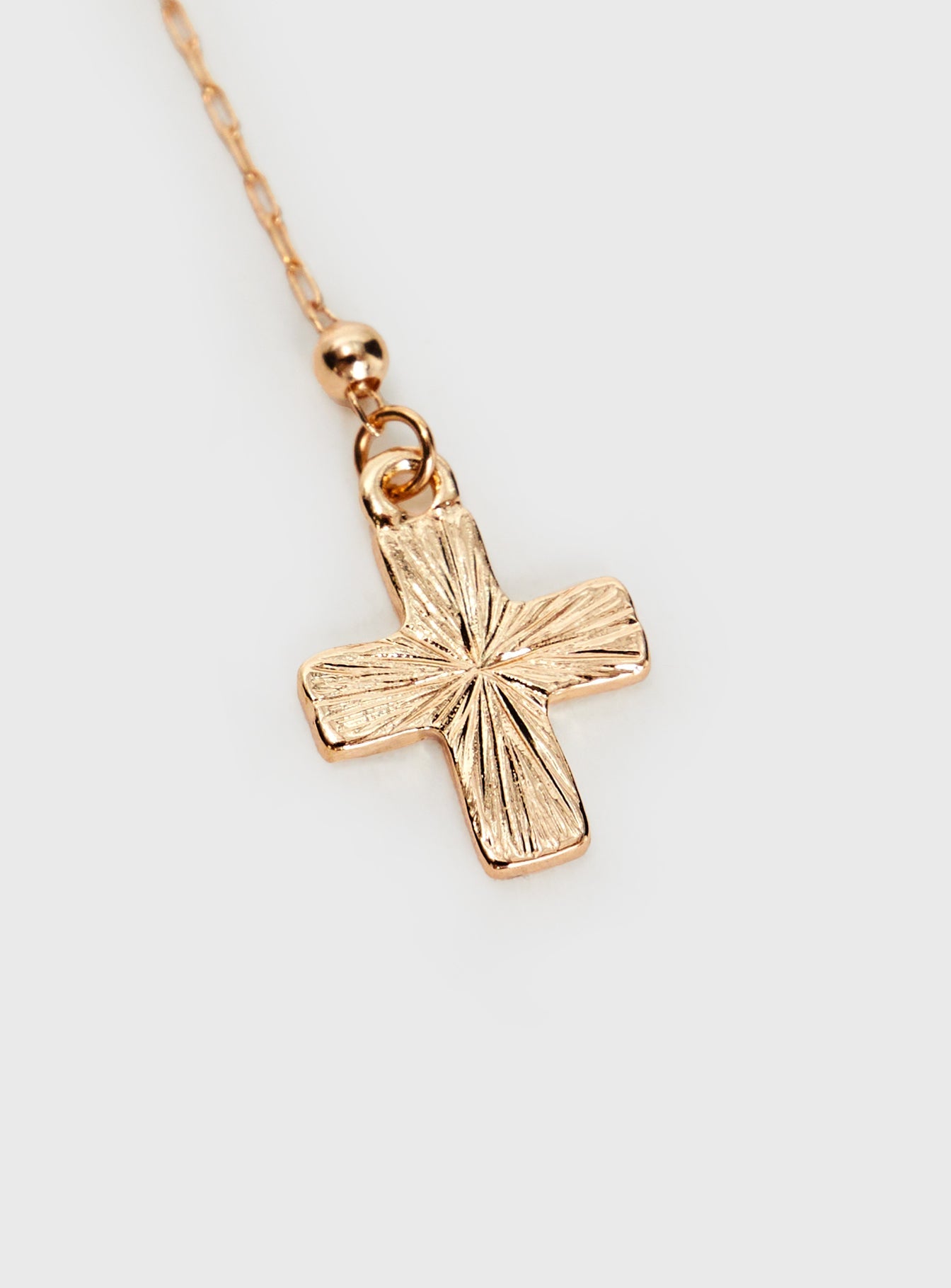 Leonidas Lariat Necklace Gold - Image 3