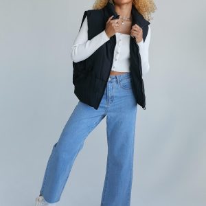 Haiden Puffer Vest Black