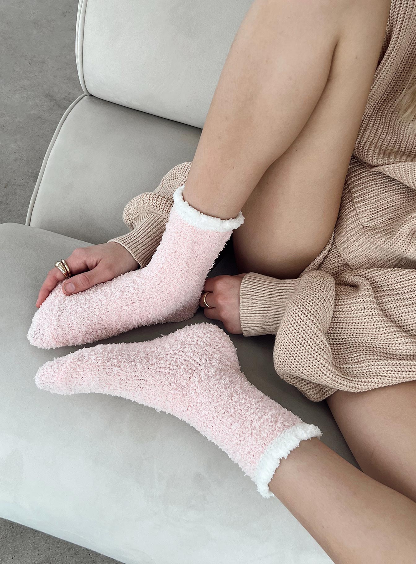 Hayes Sock Pack Pink / Grey - Image 3