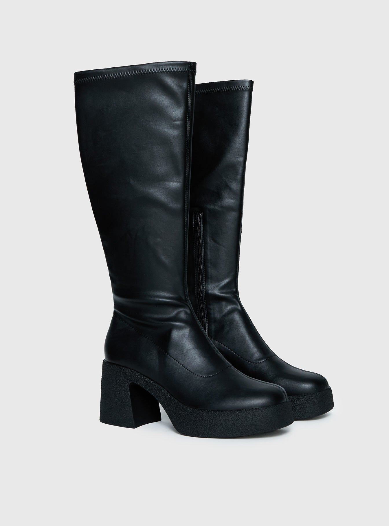 Westcott Knee High Boots Black - Image 3