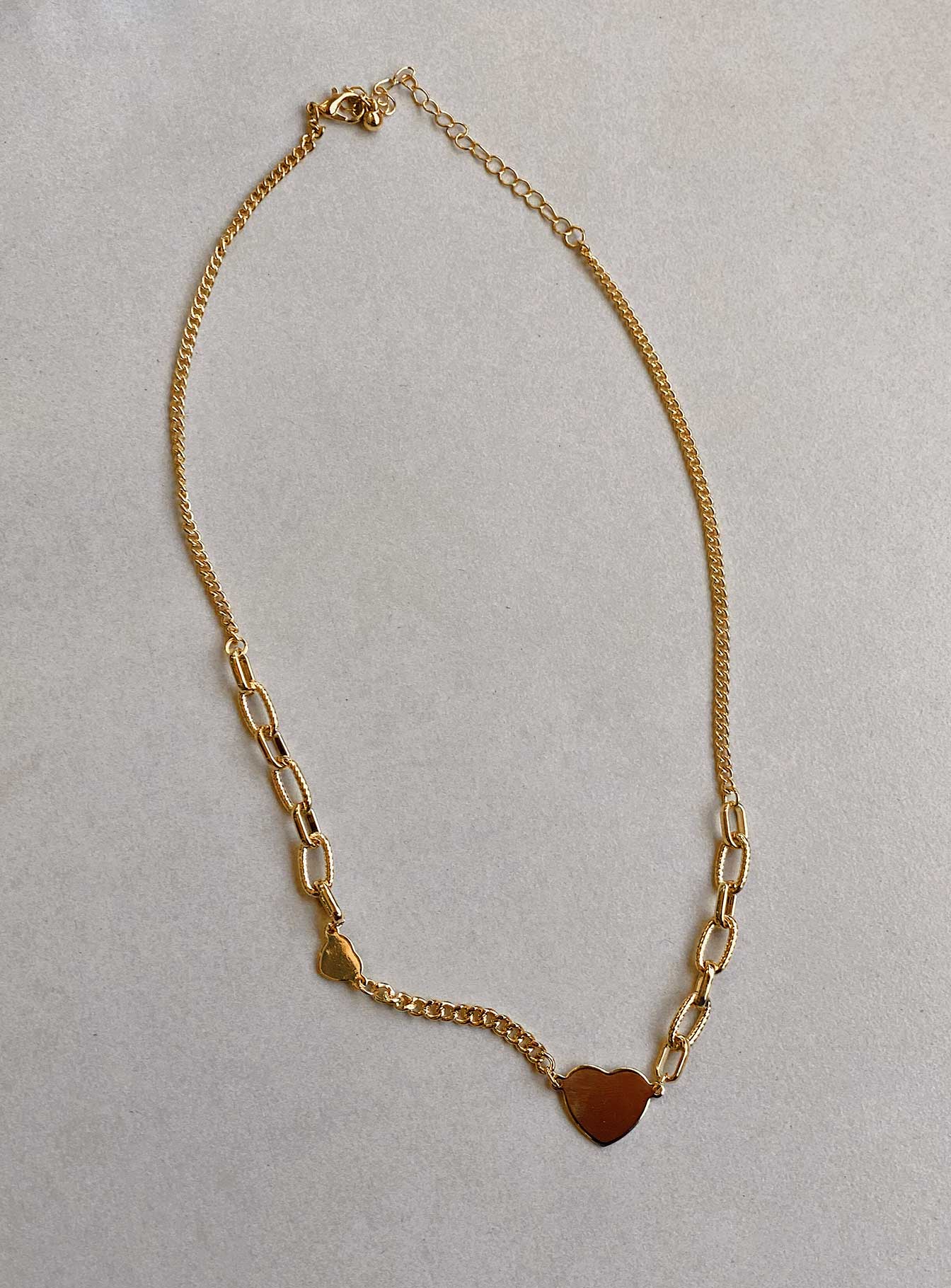 Rebekka Heart Necklace Gold - Image 2