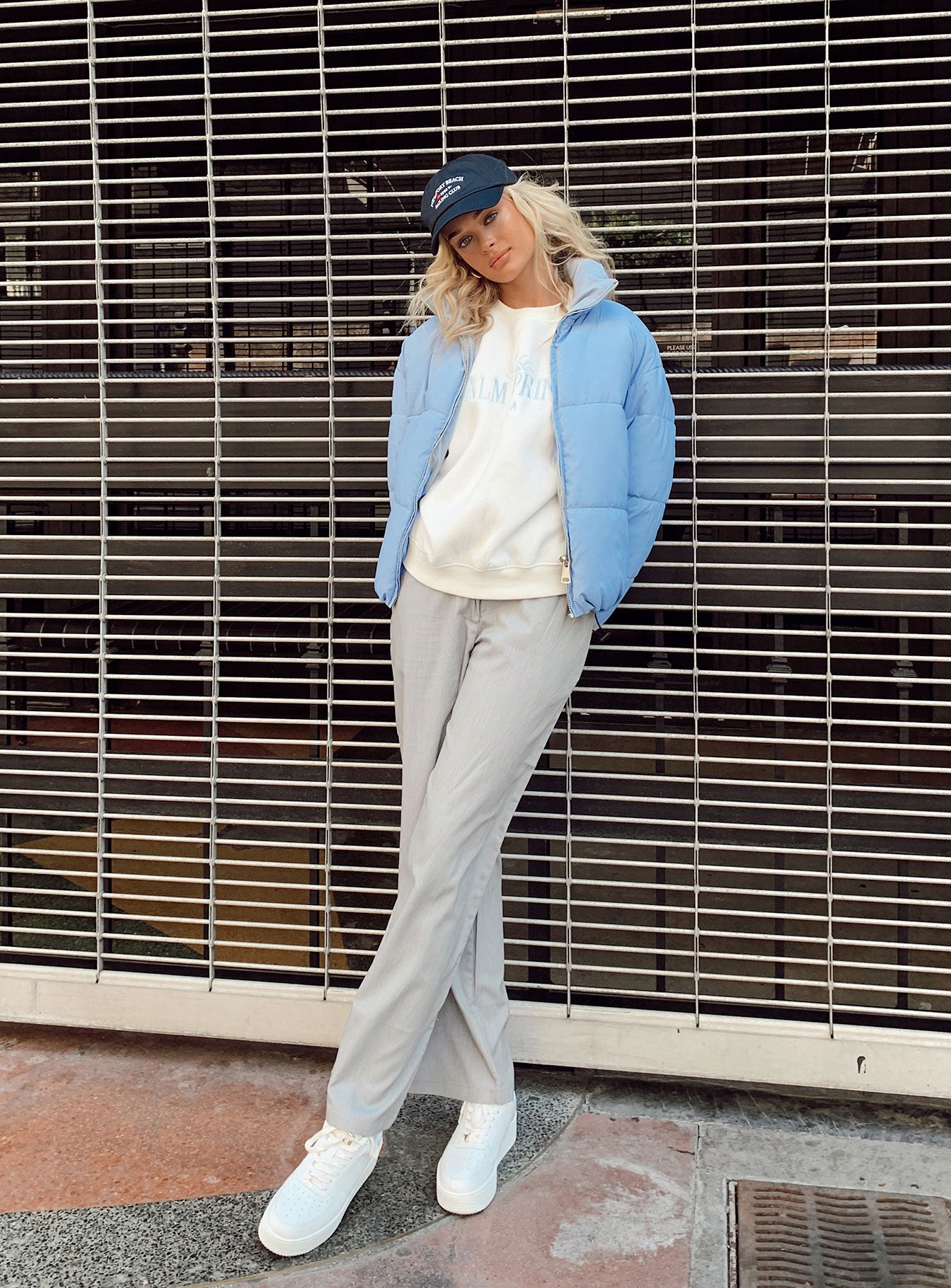 Ivey Puffer Jacket Blue - Image 2