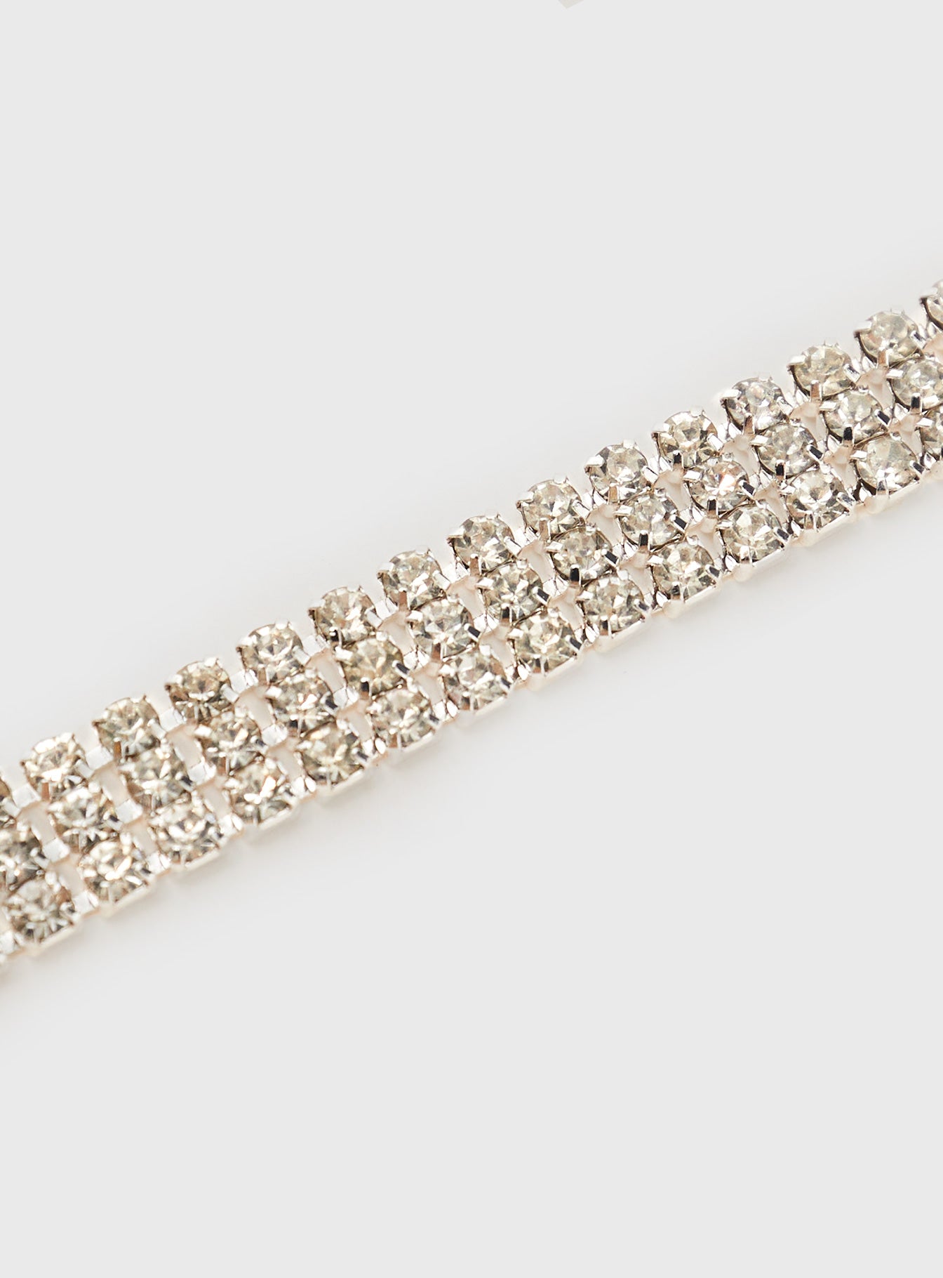 Tennis Necklace Silver - Image 3