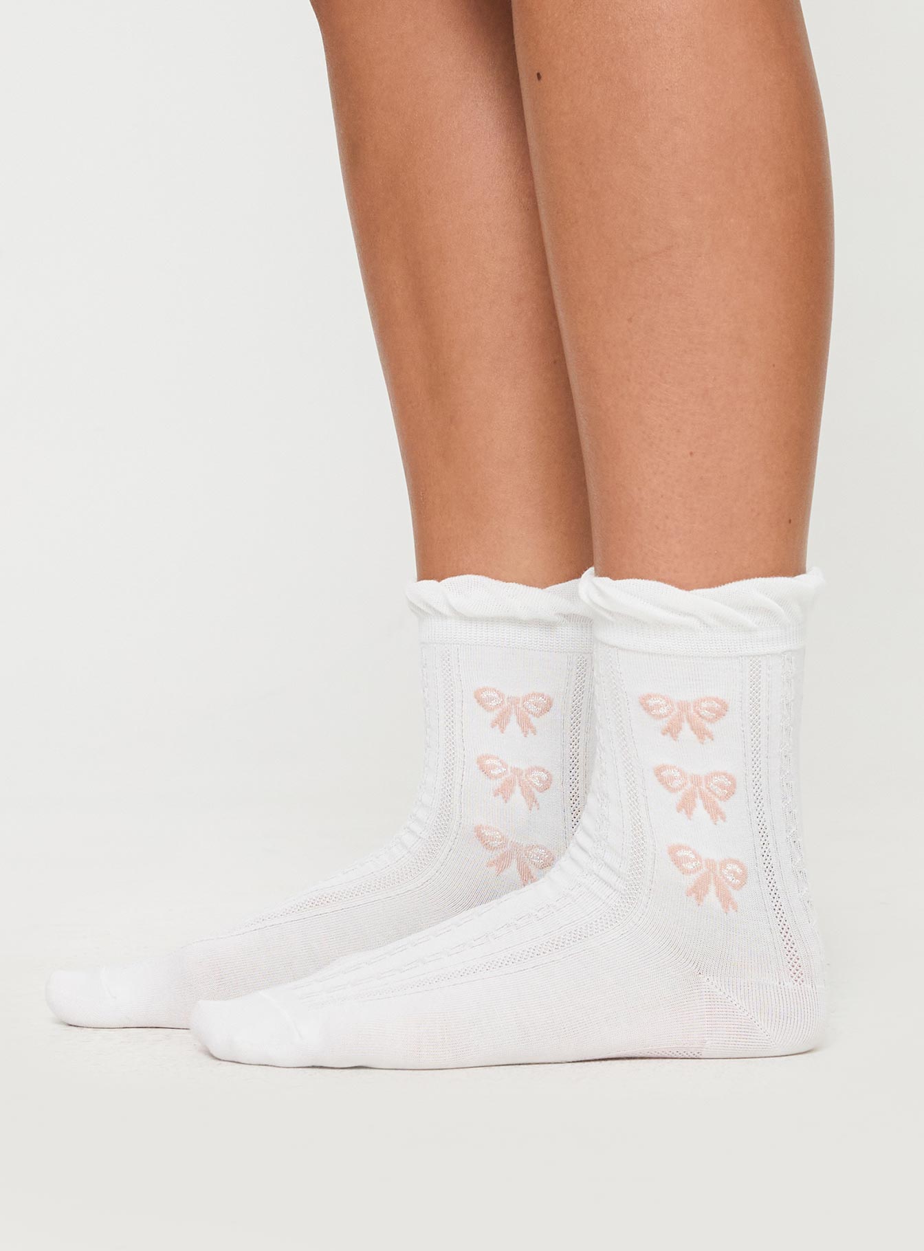 Ambrose Bow Socks White - Image 3