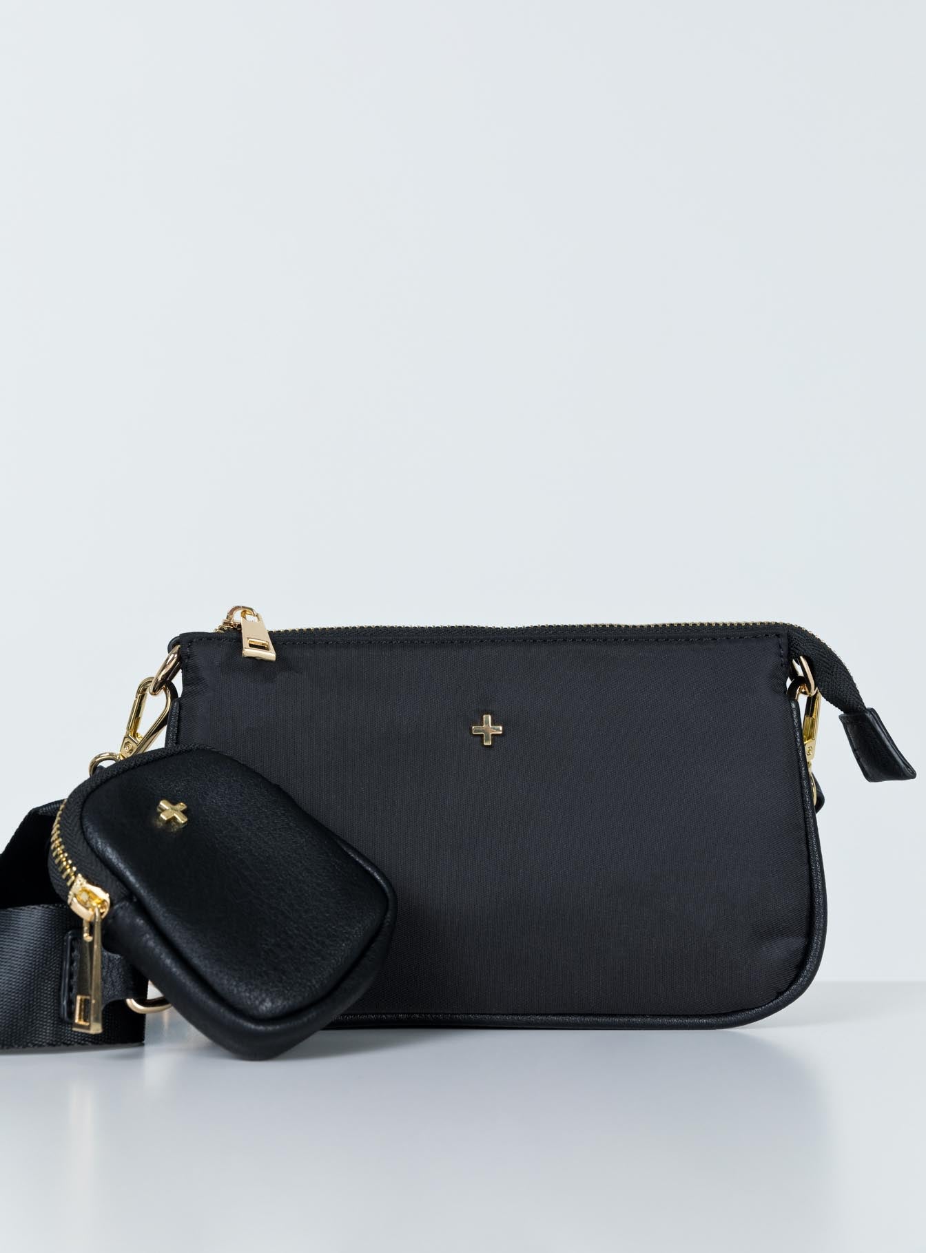 Peta & Jain Pheonix Black Nylon Bag - Image 3