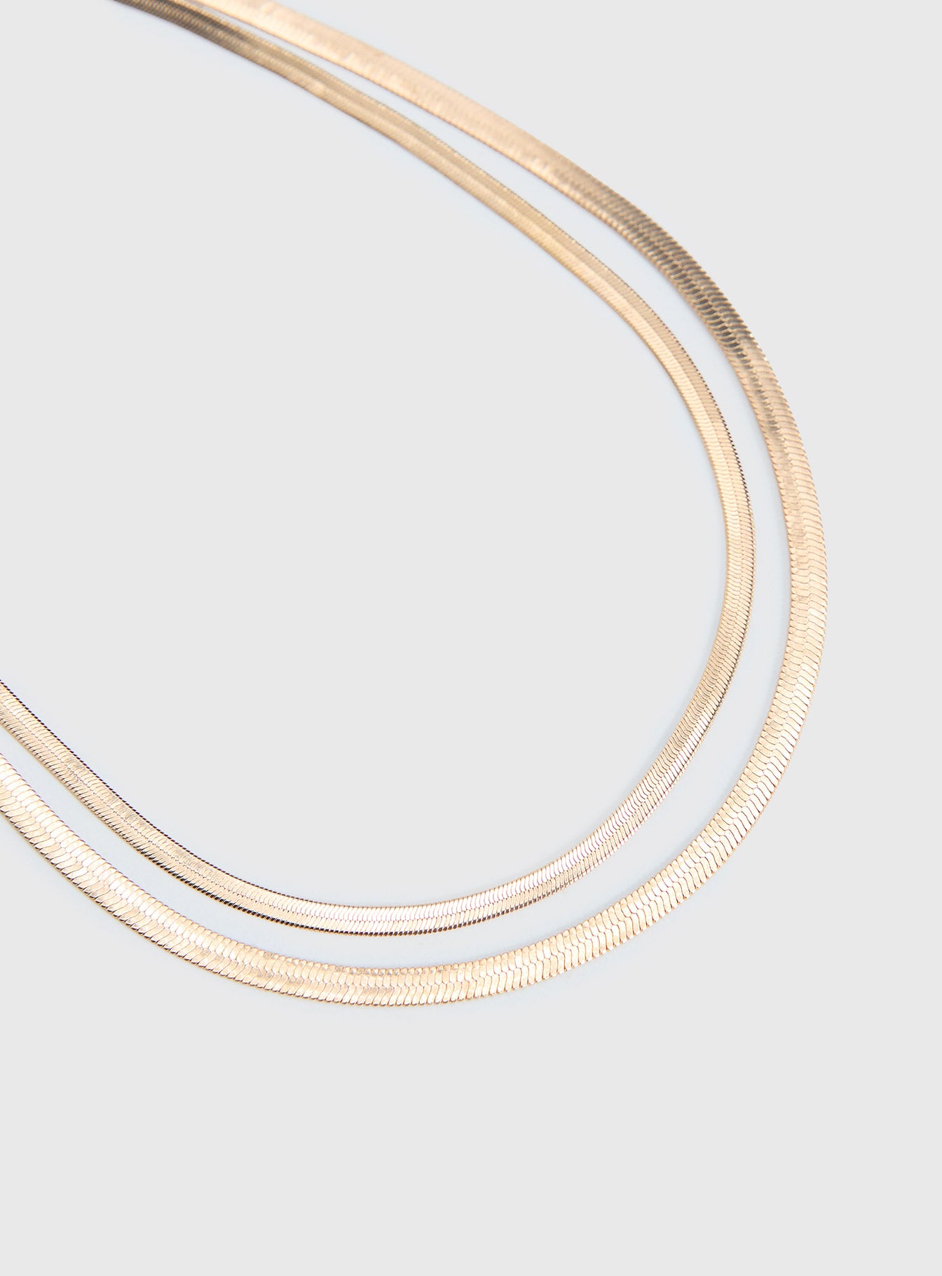 Follow Emotions Layered Necklace Gold - Image 3