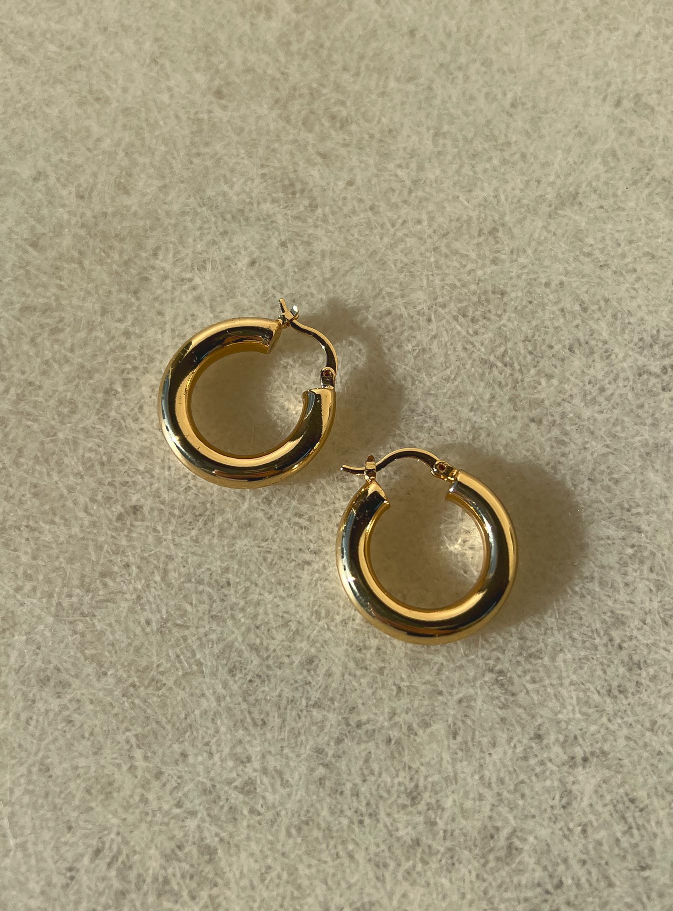 I'm Every Woman Hoop Gold Plated Earrings - Image 3