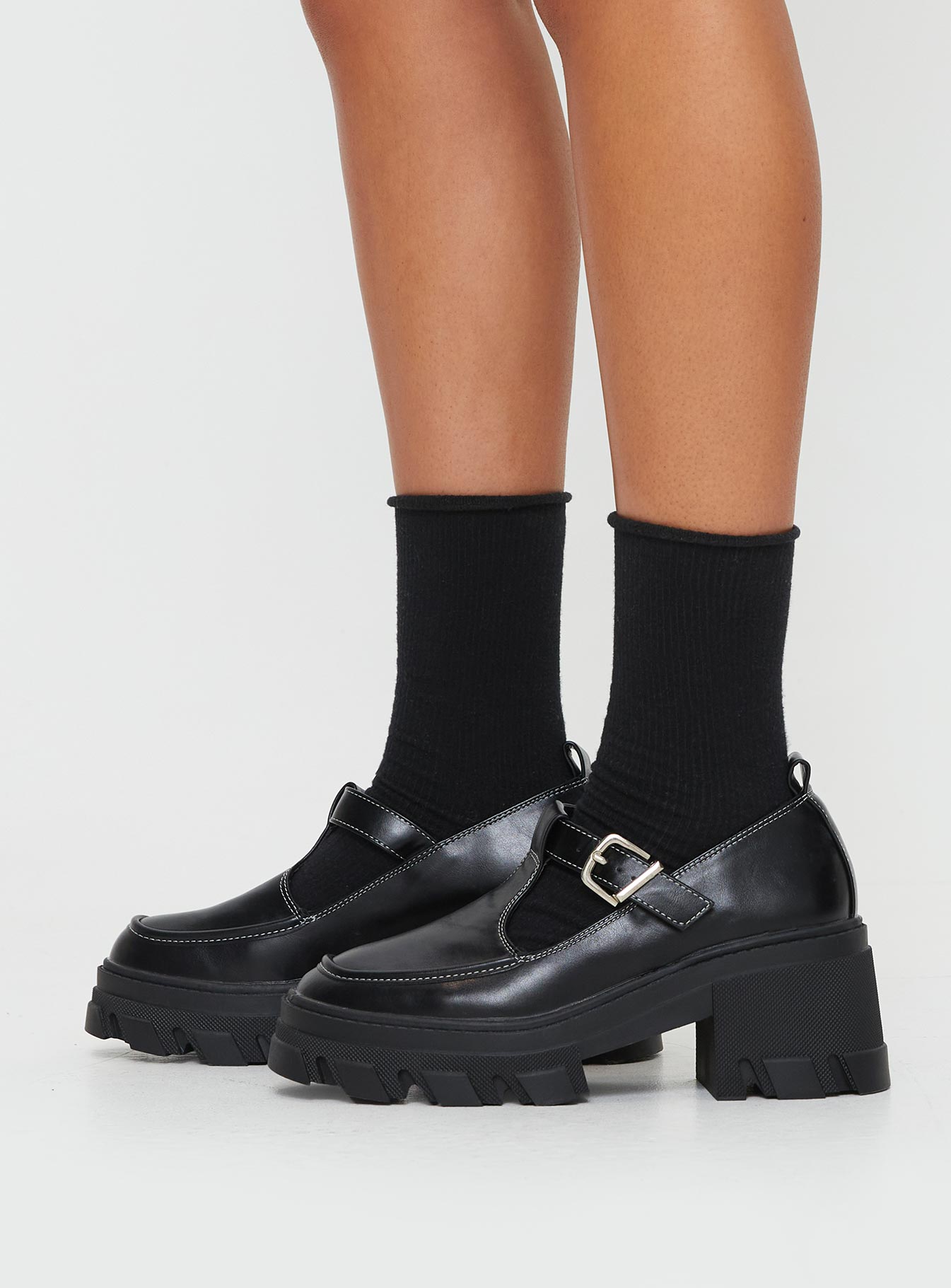 Entirely Mary Jane Heels Black - Image 3