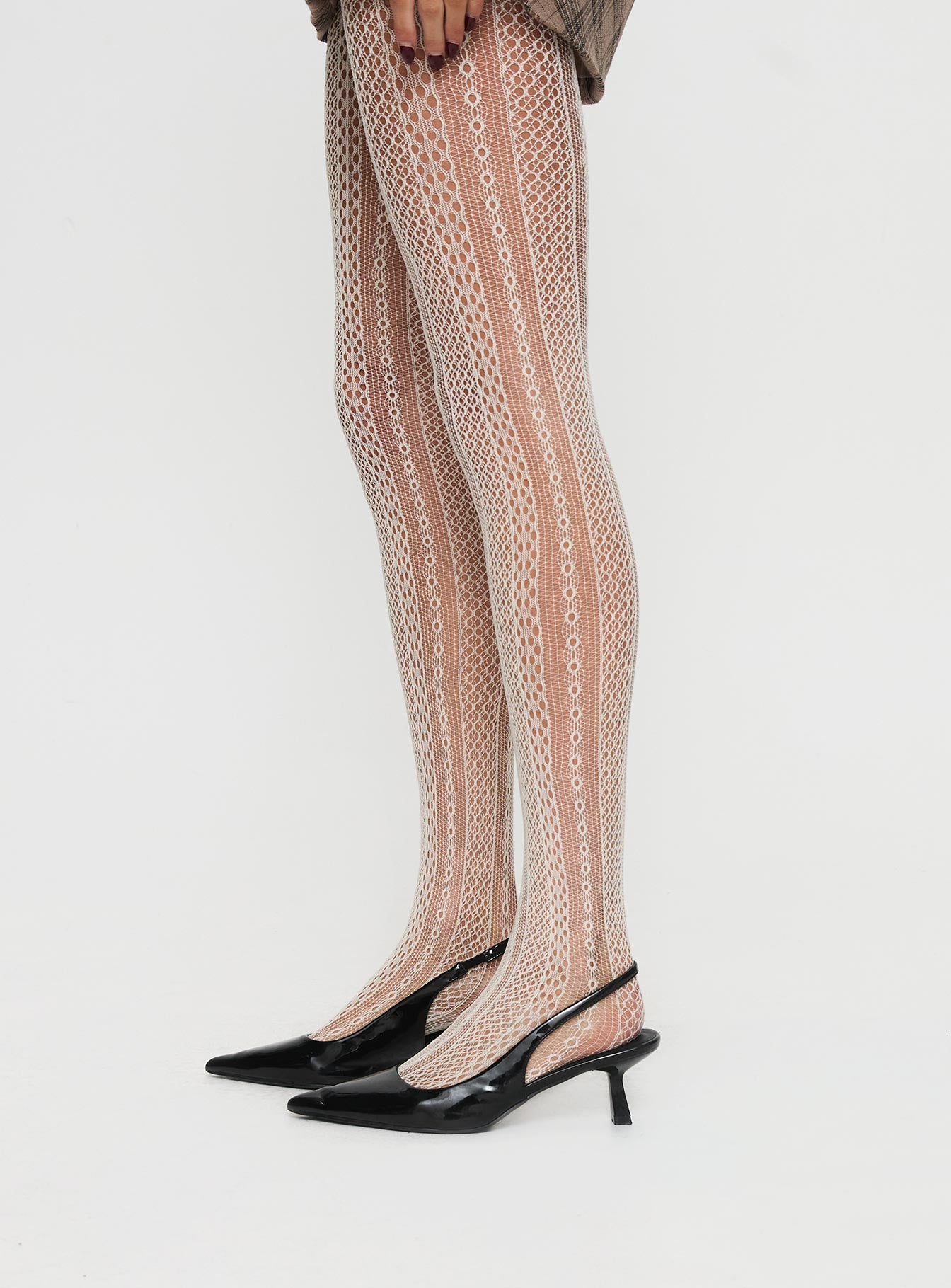 Vaugn Lace Stocking Cream - Image 3