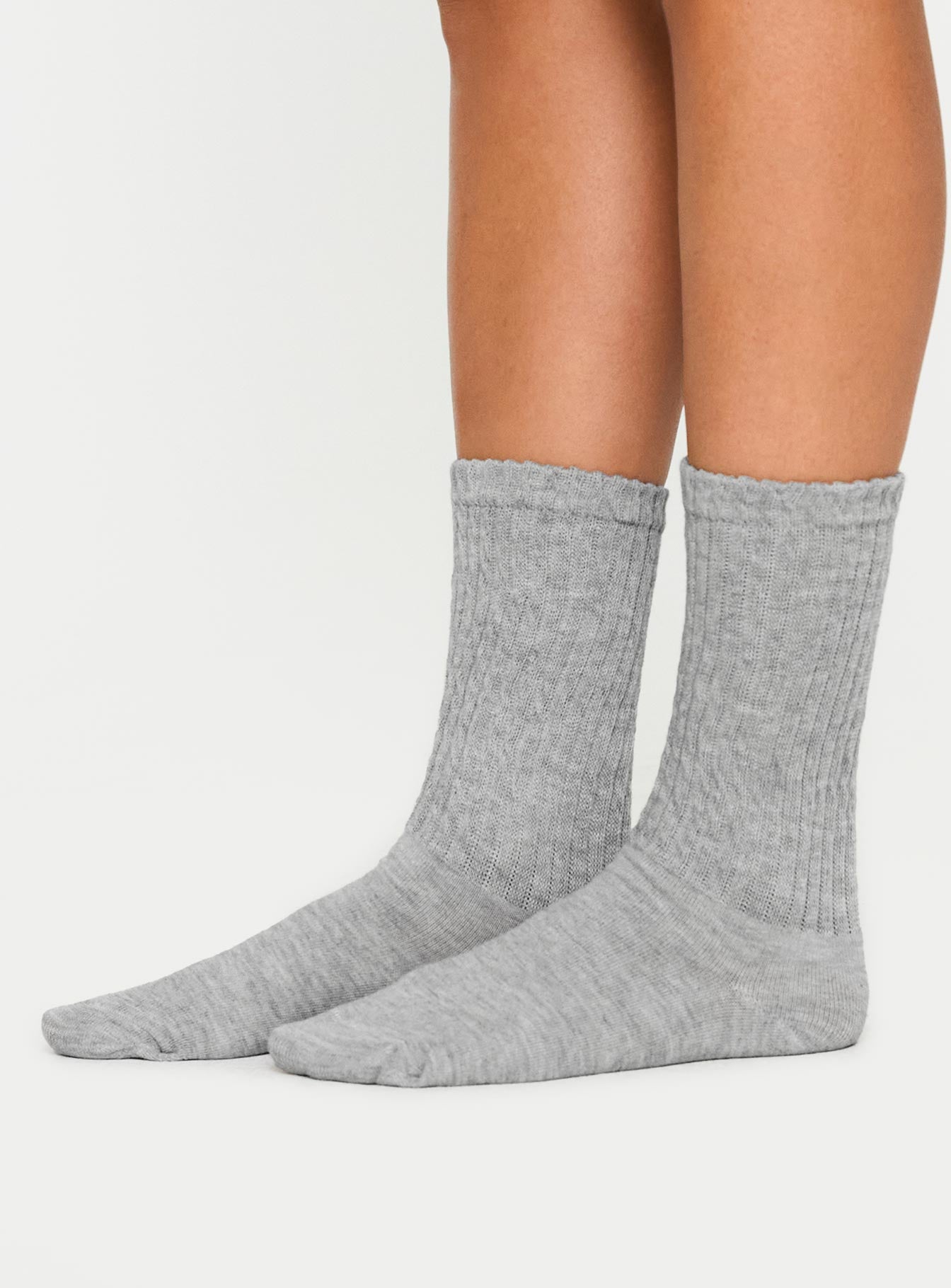 One For Me Socks Grey Marle - Image 3