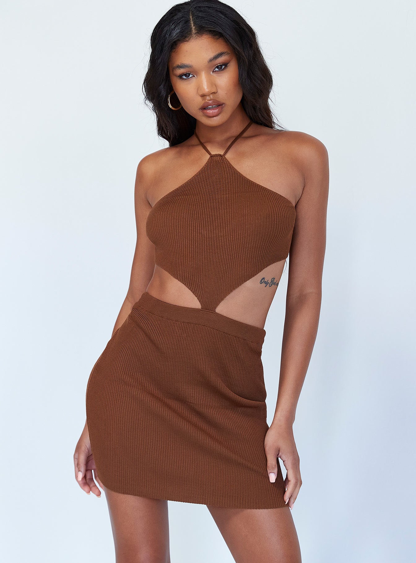 Honey Mini Dress Brown - Image 2