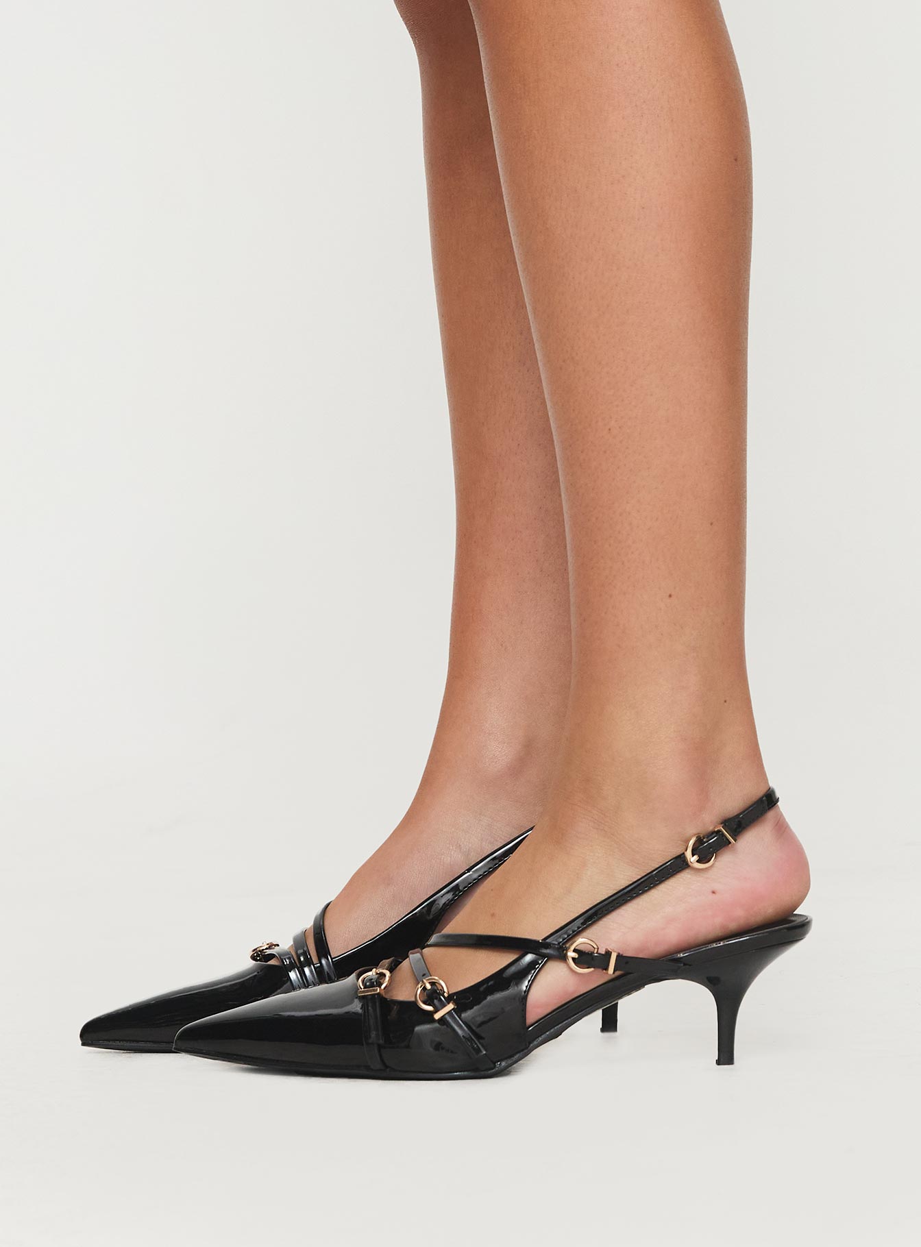 Billini Jeani Pointed Toe Heels Black - Image 3