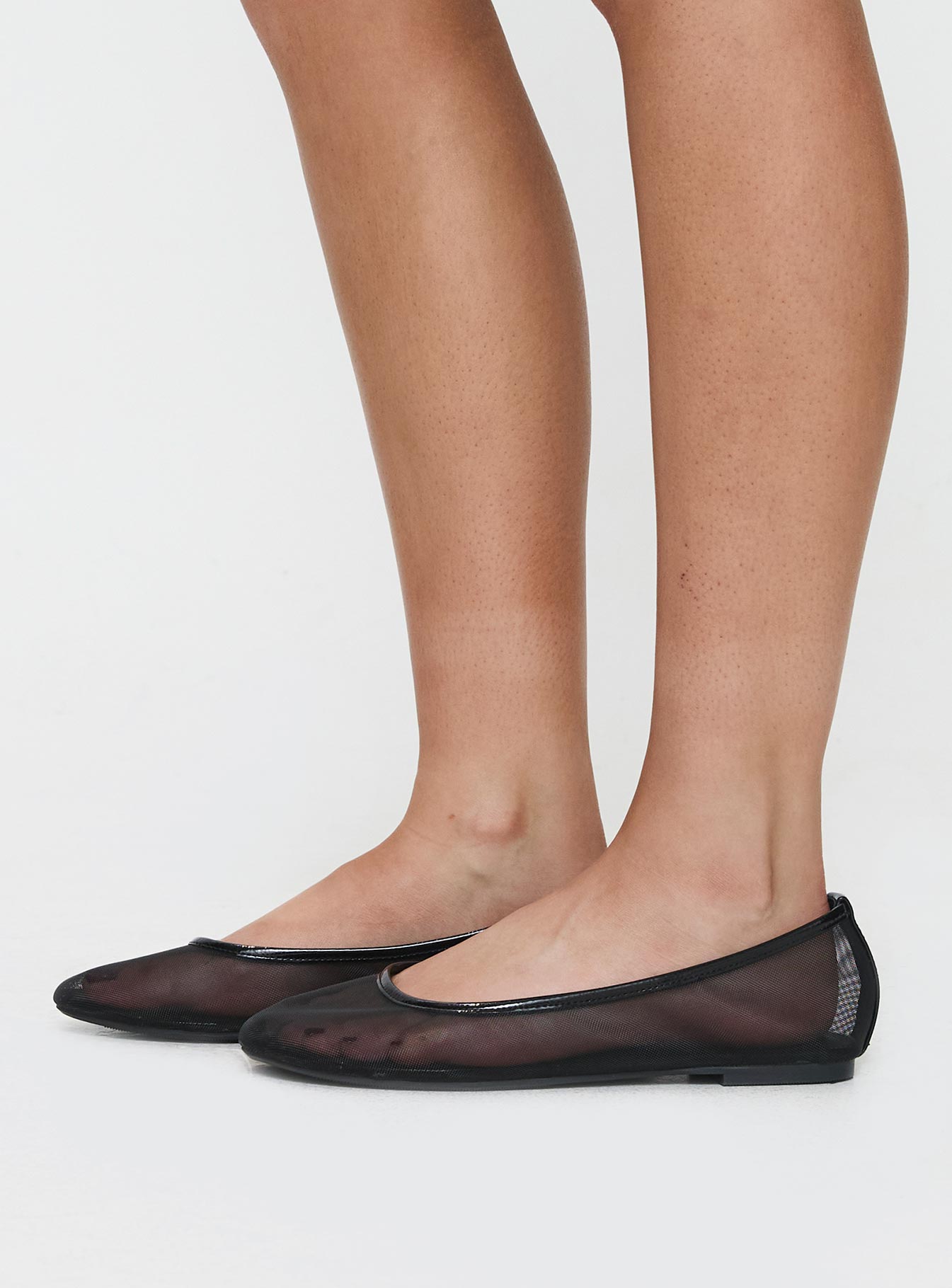 Therapy Arlo Ballet Flats Black Mesh - Image 3