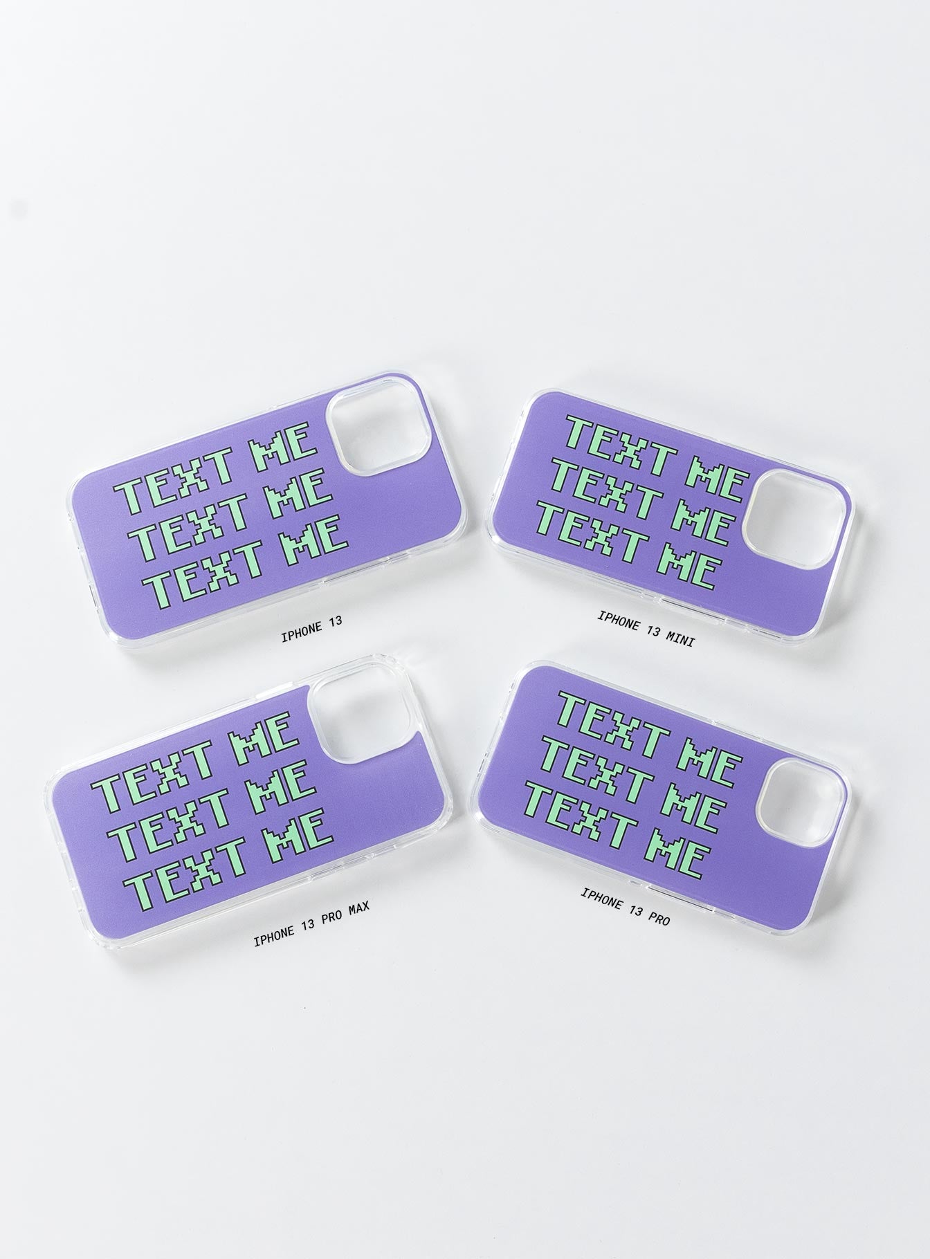 Text Me iPhone Case Blue / Green - Image 3