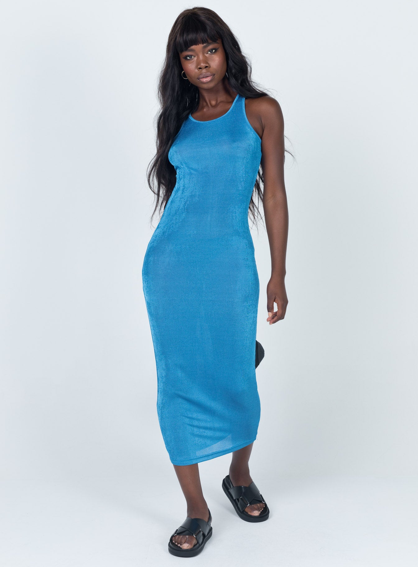 Everlast Midi Dress Blue - Image 3