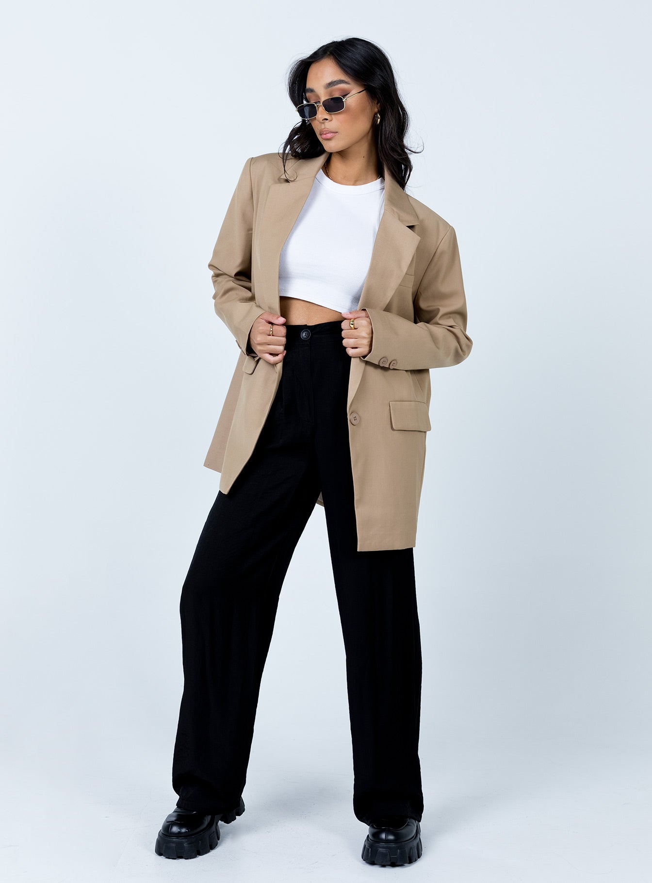 Welcome To The Jungle Blazer Beige - Image 5